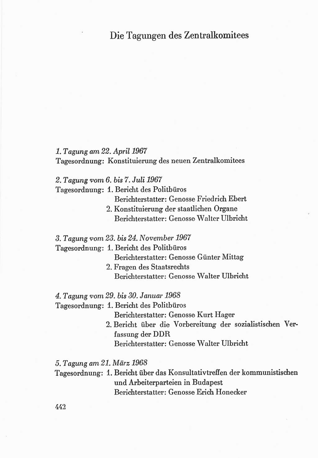 Protokoll der Verhandlungen des Ⅷ. Parteitages der Sozialistischen Einheitspartei Deutschlands (SED) [Deutsche Demokratische Republik (DDR)] 1971, Band 2, Seite 442 (Prot. Verh. Ⅷ. PT SED DDR 1971, Bd. 2, S. 442)