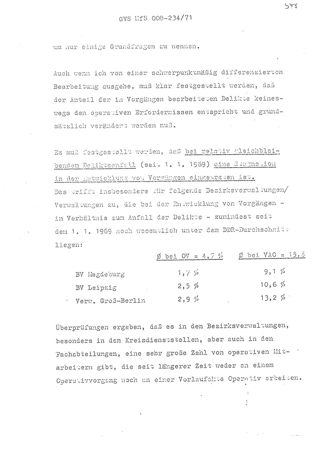 Referat des Genossen Minister (Generaloberst Erich Mielke) zum zentralen Führungsseminar (MfS), Grundfragen der politisch-operativen Arbeit und ihrer Führung und Leitung, Deutsche Demokratische Republik (DDR), Ministerium für Staatssicherheit (MfS), Der Minister, Geheime Verschlußsache (GVS) 008-234/71, Berlin 1971, Blatt 548 (Ref. Fü.-Sem. DDR MfS Min. GVS 008-234/71 1971, Bl. 548)