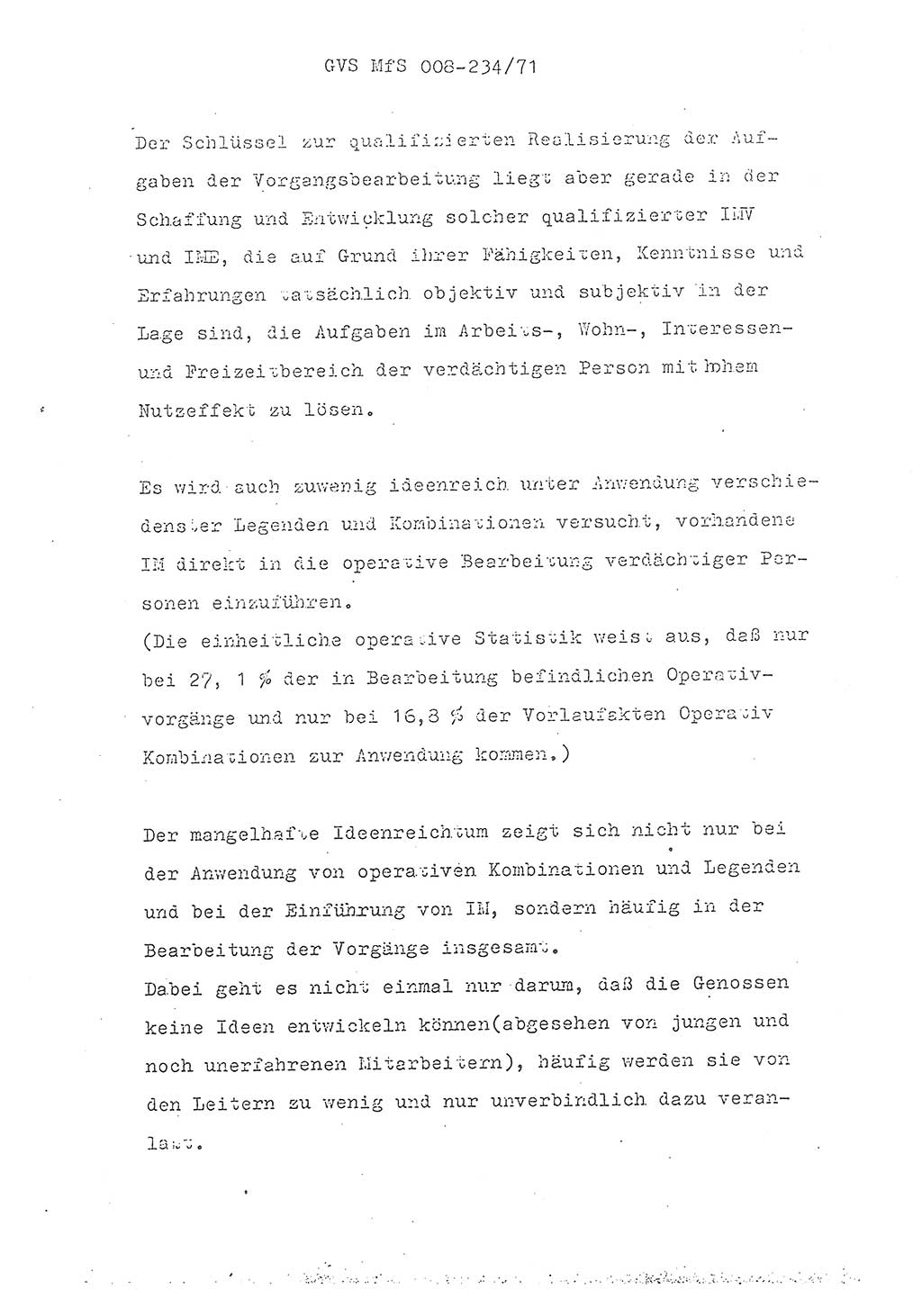 Referat des Genossen Minister (Generaloberst Erich Mielke) zum zentralen Führungsseminar (MfS), Grundfragen der politisch-operativen Arbeit und ihrer Führung und Leitung, Deutsche Demokratische Republik (DDR), Ministerium für Staatssicherheit (MfS), Der Minister, Geheime Verschlußsache (GVS) 008-234/71, Berlin 1971, Blatt 561 (Ref. Fü.-Sem. DDR MfS Min. GVS 008-234/71 1971, Bl. 561)