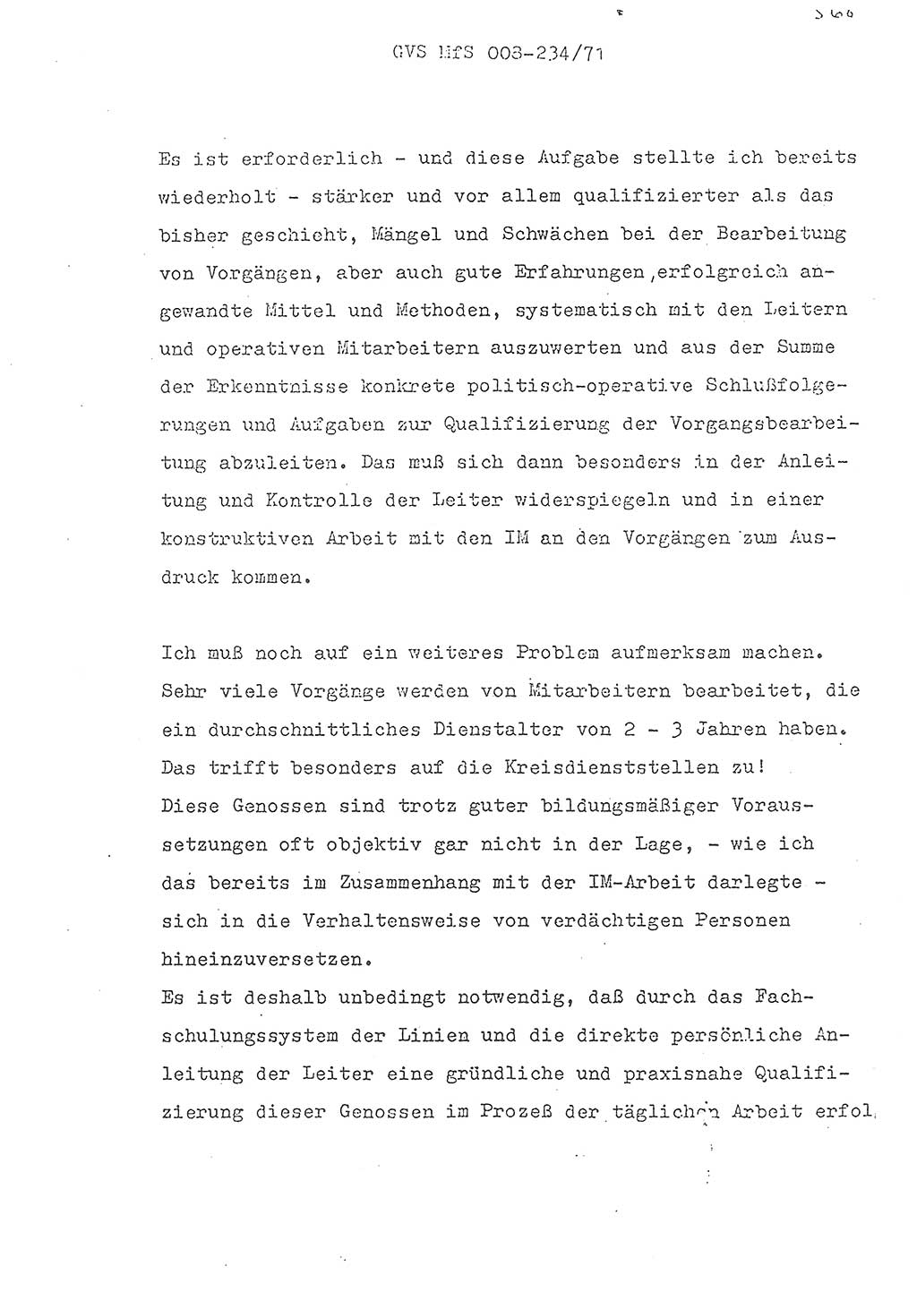 Referat des Genossen Minister (Generaloberst Erich Mielke) zum zentralen Führungsseminar (MfS), Grundfragen der politisch-operativen Arbeit und ihrer Führung und Leitung, Deutsche Demokratische Republik (DDR), Ministerium für Staatssicherheit (MfS), Der Minister, Geheime Verschlußsache (GVS) 008-234/71, Berlin 1971, Blatt 568 (Ref. Fü.-Sem. DDR MfS Min. GVS 008-234/71 1971, Bl. 568)