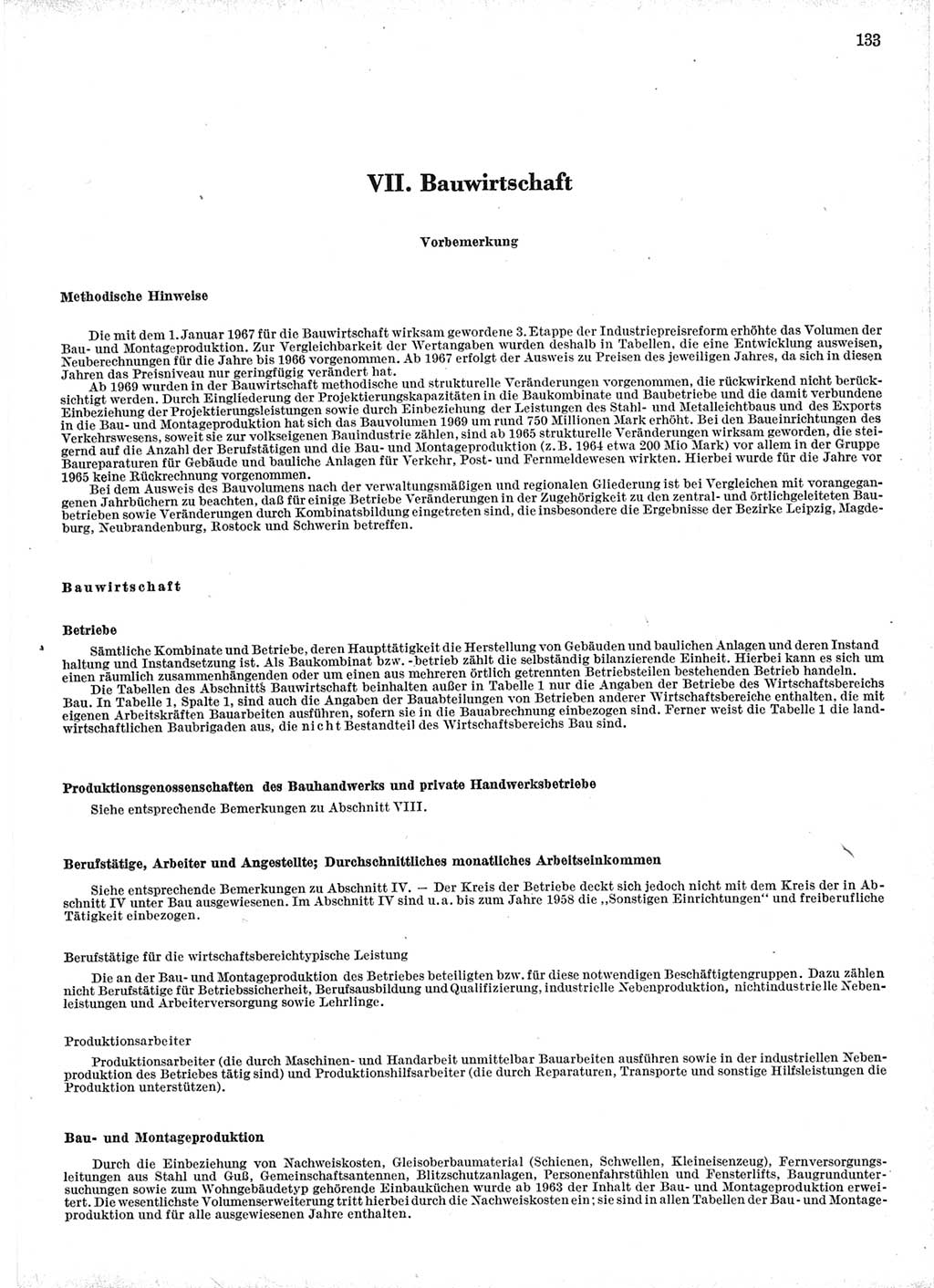 Statistisches Jahrbuch der Deutschen Demokratischen Republik (DDR) 1971, Seite 133 (Stat. Jb. DDR 1971, S. 133)