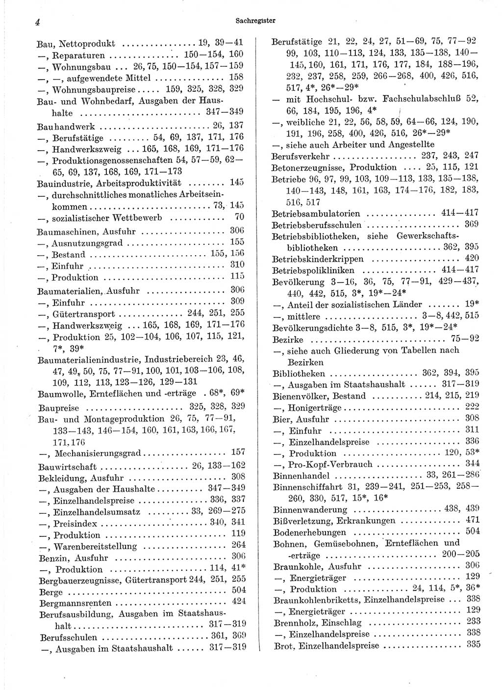 Statistisches Jahrbuch der Deutschen Demokratischen Republik (DDR) 1971, Seite 4 (Stat. Jb. DDR 1971, S. 4)