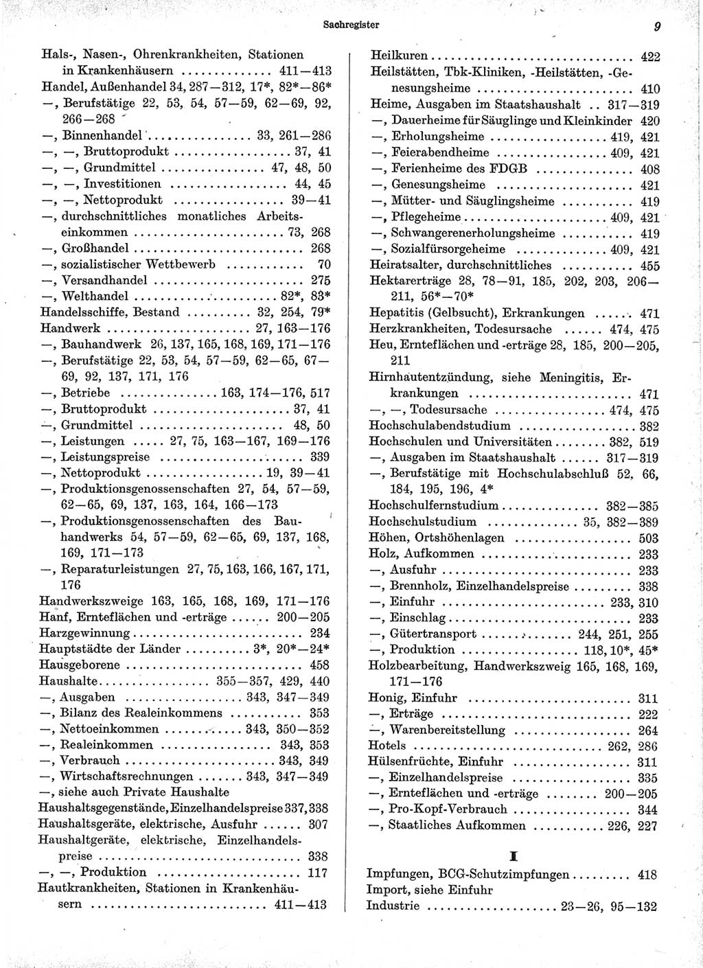Statistisches Jahrbuch der Deutschen Demokratischen Republik (DDR) 1971, Seite 9 (Stat. Jb. DDR 1971, S. 9)