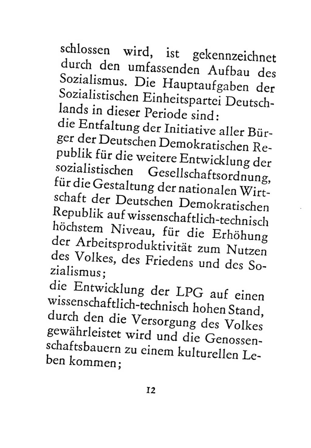 Statut der Sozialistischen Einheitspartei Deutschlands (SED) 1971, Seite 12 (St. SED DDR 1971, S. 12)