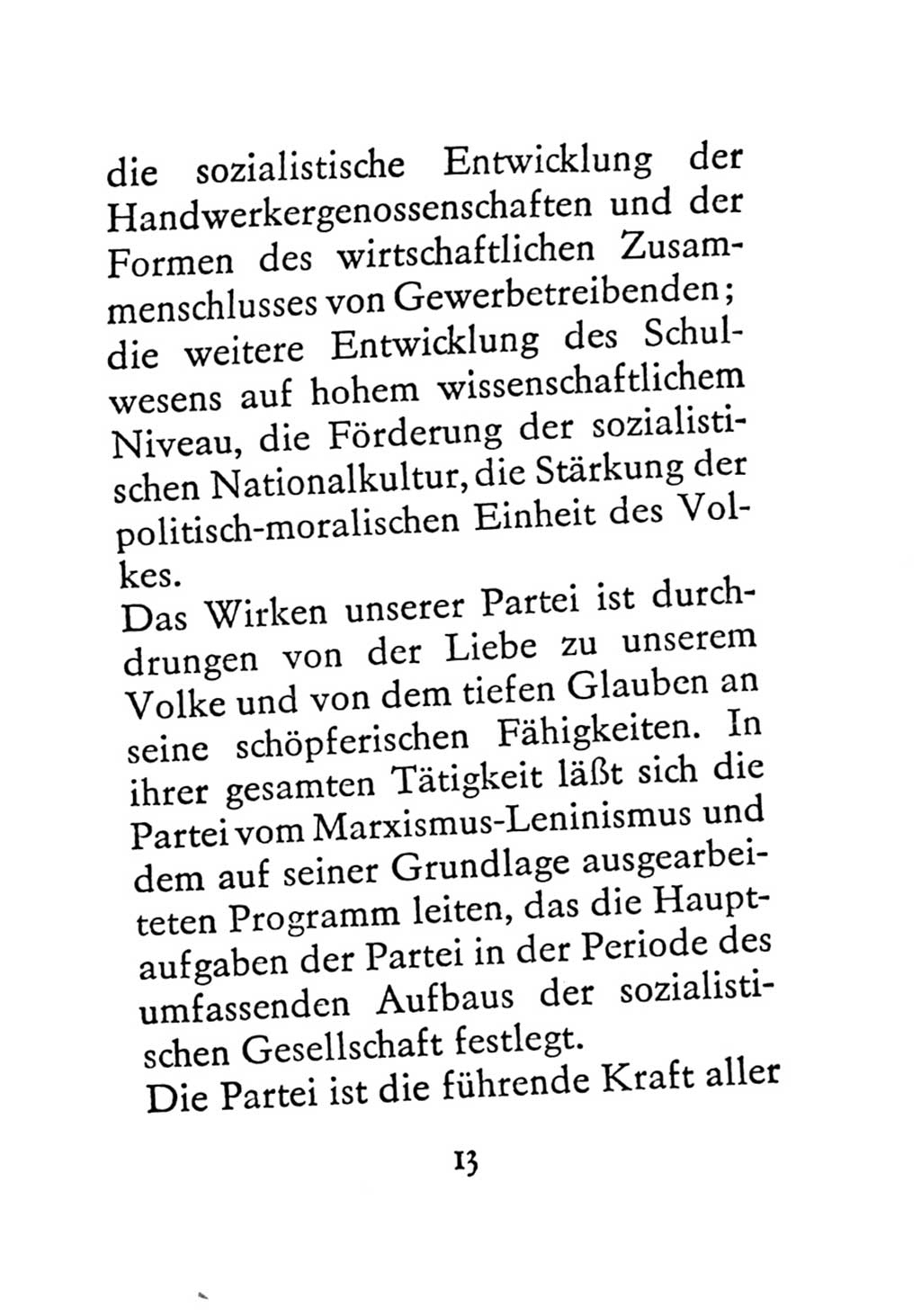 Statut der Sozialistischen Einheitspartei Deutschlands (SED) 1971, Seite 13 (St. SED DDR 1971, S. 13)