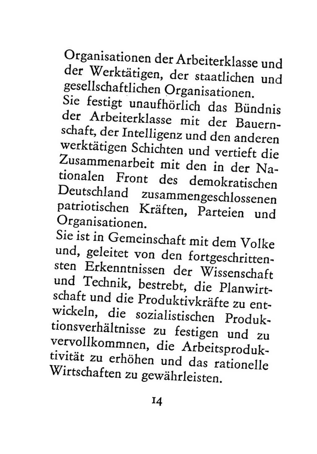 Statut der Sozialistischen Einheitspartei Deutschlands (SED) 1971, Seite 14 (St. SED DDR 1971, S. 14)