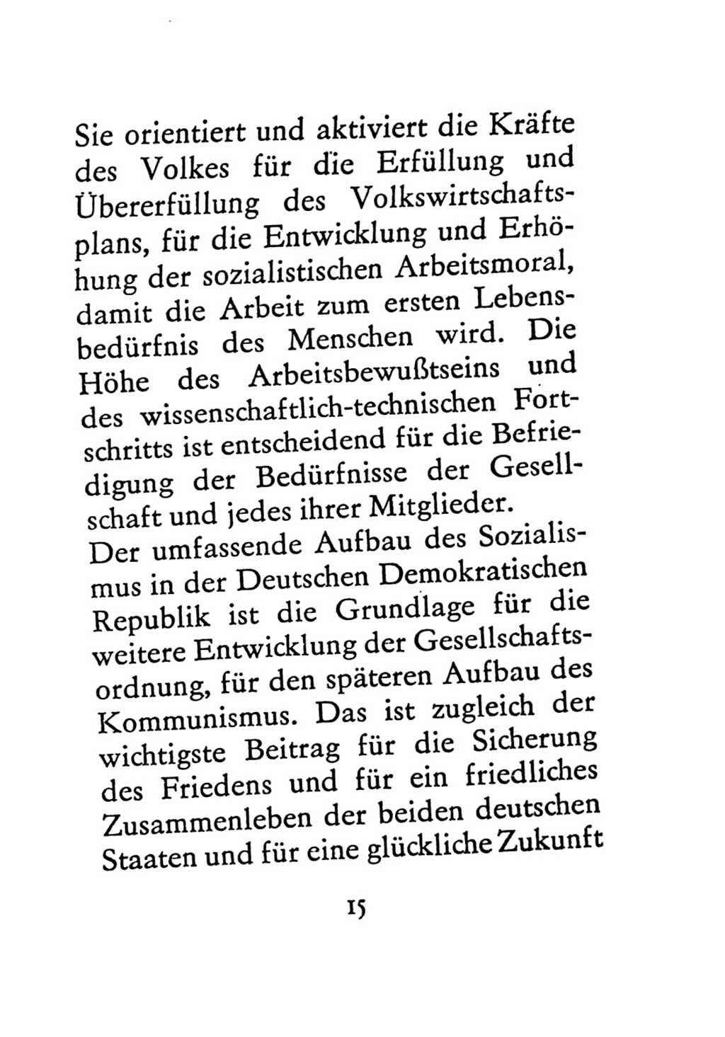 Statut der Sozialistischen Einheitspartei Deutschlands (SED) 1971, Seite 15 (St. SED DDR 1971, S. 15)