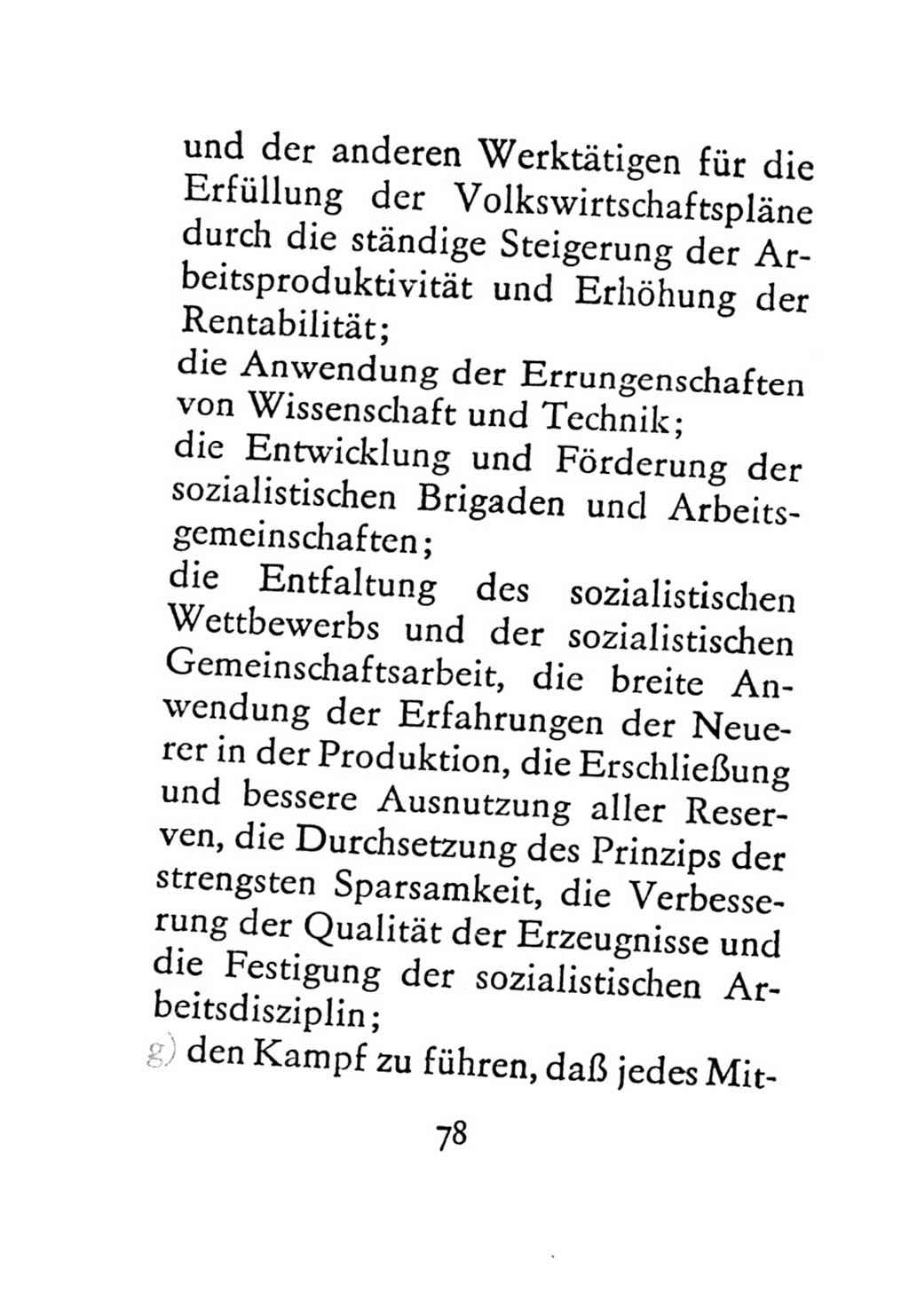 Statut der Sozialistischen Einheitspartei Deutschlands (SED) 1971, Seite 78 (St. SED DDR 1971, S. 78)