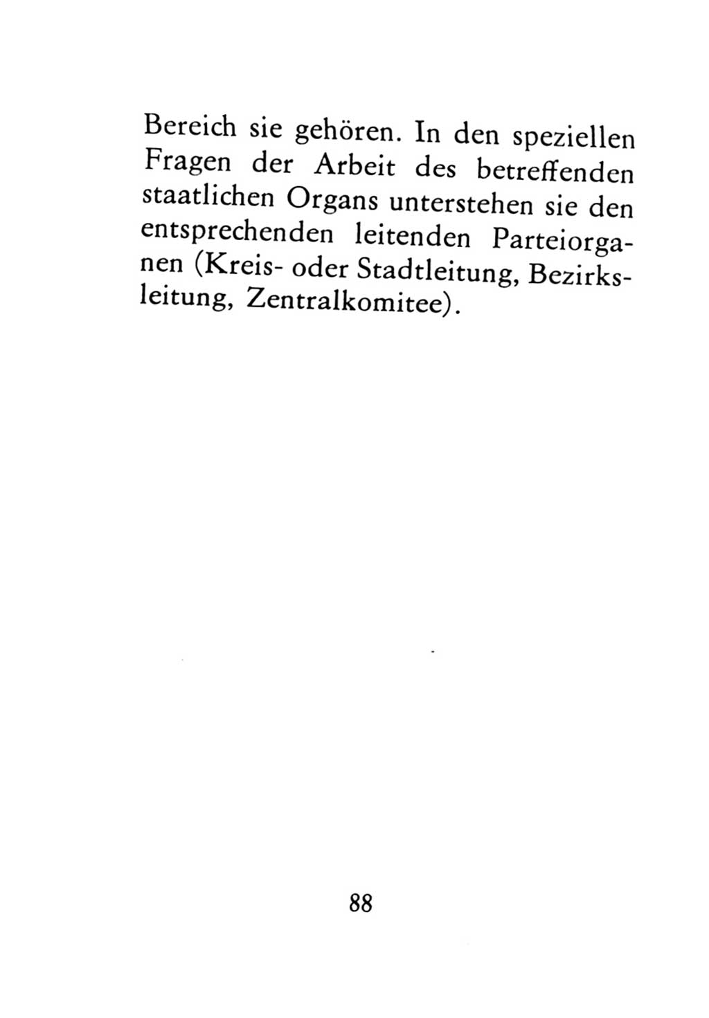 Statut der Sozialistischen Einheitspartei Deutschlands (SED) 1971, Seite 88 (St. SED DDR 1971, S. 88)