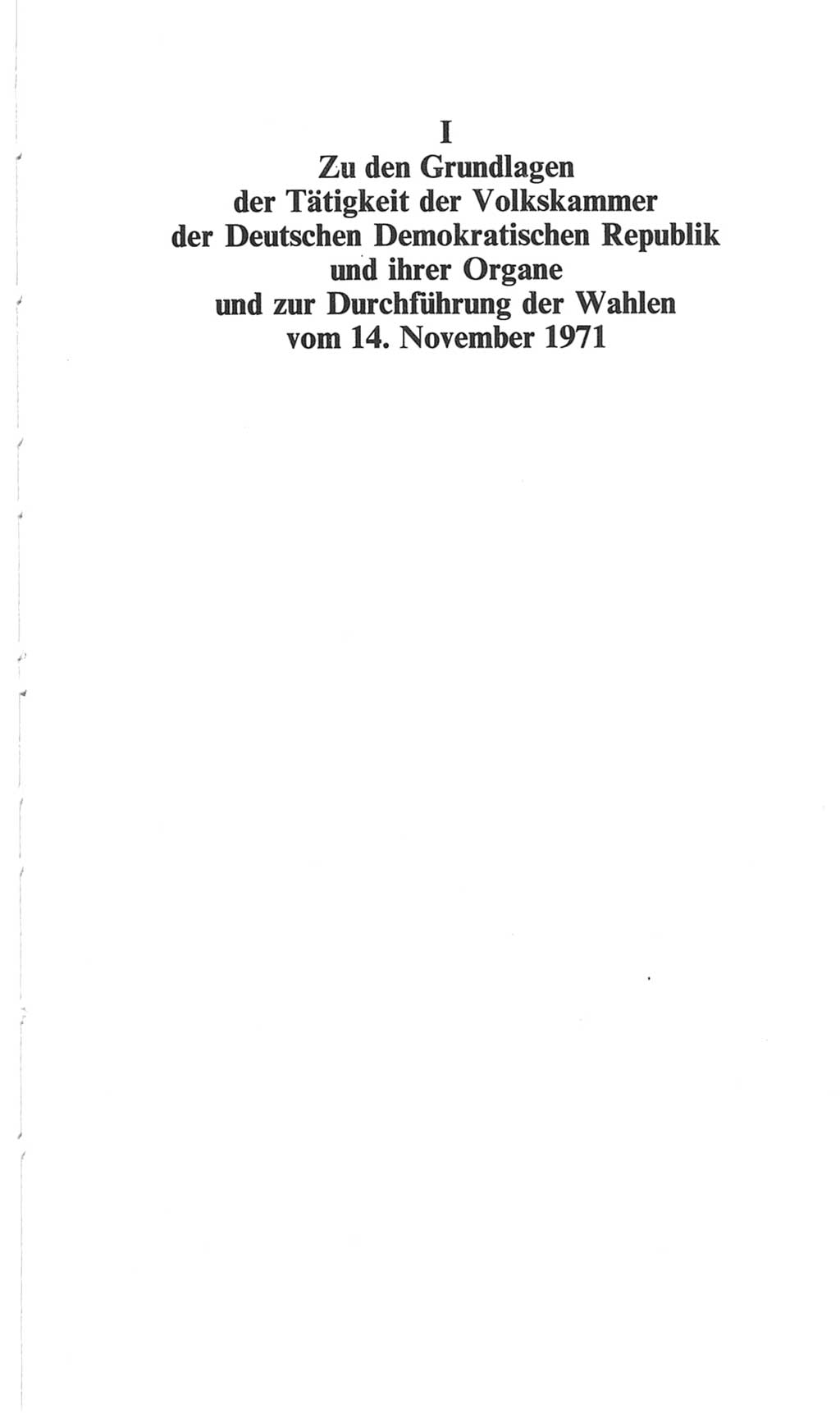 Volkskammer (VK) der Deutschen Demokratischen Republik (DDR), 6. Wahlperiode 1971-1976, Seite 6 (VK. DDR 6. WP. 1971-1976, S. 6)