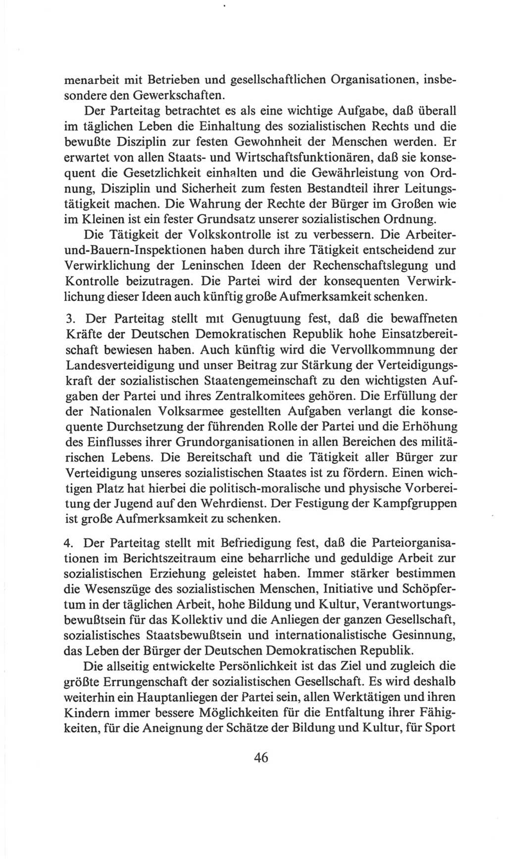 Volkskammer (VK) der Deutschen Demokratischen Republik (DDR), 6. Wahlperiode 1971-1976, Seite 46 (VK. DDR 6. WP. 1971-1976, S. 46)