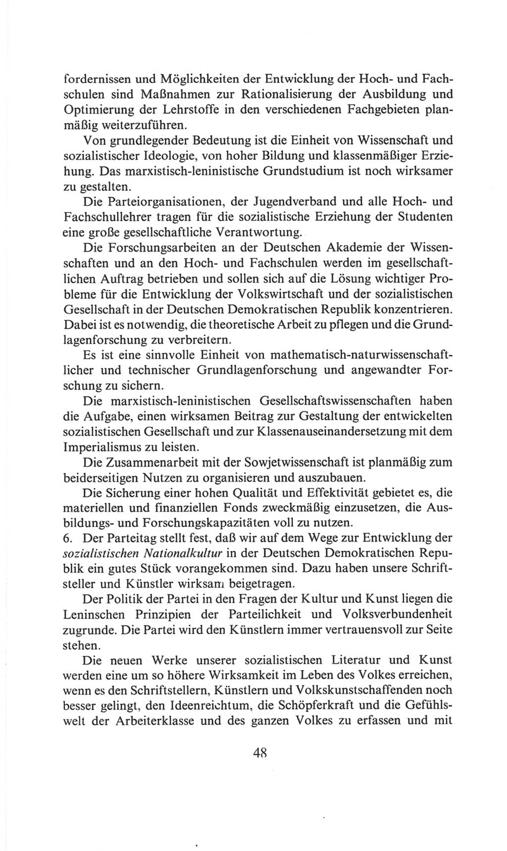Volkskammer (VK) der Deutschen Demokratischen Republik (DDR), 6. Wahlperiode 1971-1976, Seite 48 (VK. DDR 6. WP. 1971-1976, S. 48)