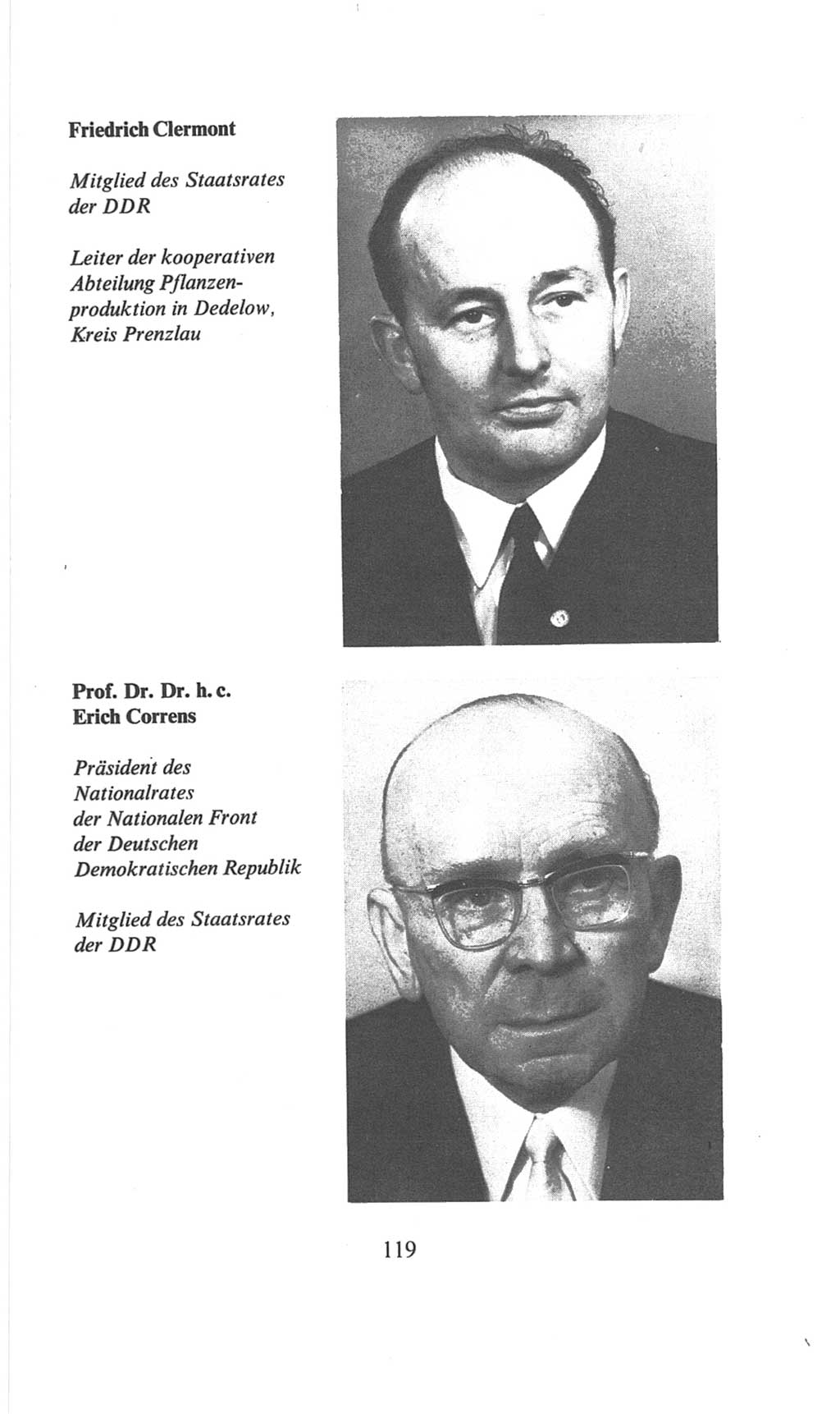 Volkskammer (VK) der Deutschen Demokratischen Republik (DDR), 6. Wahlperiode 1971-1976, Seite 119 (VK. DDR 6. WP. 1971-1976, S. 119)