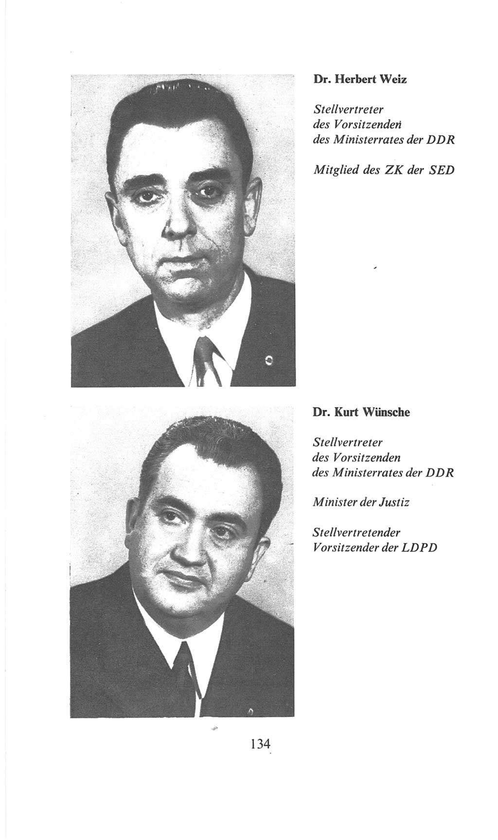 Volkskammer (VK) der Deutschen Demokratischen Republik (DDR), 6. Wahlperiode 1971-1976, Seite 134 (VK. DDR 6. WP. 1971-1976, S. 134)