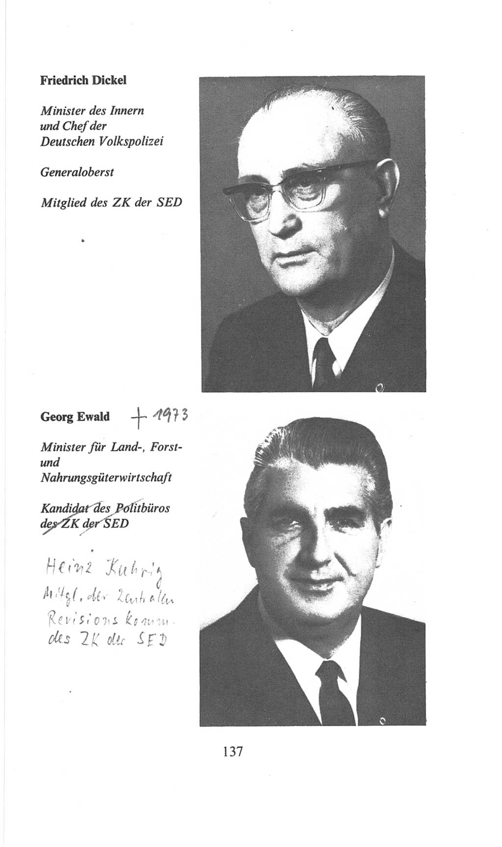 Volkskammer (VK) der Deutschen Demokratischen Republik (DDR), 6. Wahlperiode 1971-1976, Seite 137 (VK. DDR 6. WP. 1971-1976, S. 137)