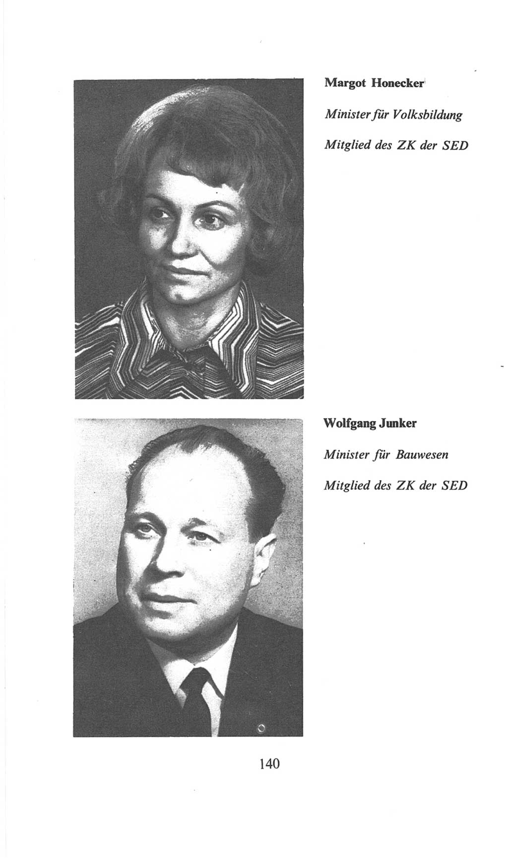 Volkskammer (VK) der Deutschen Demokratischen Republik (DDR), 6. Wahlperiode 1971-1976, Seite 140 (VK. DDR 6. WP. 1971-1976, S. 140)