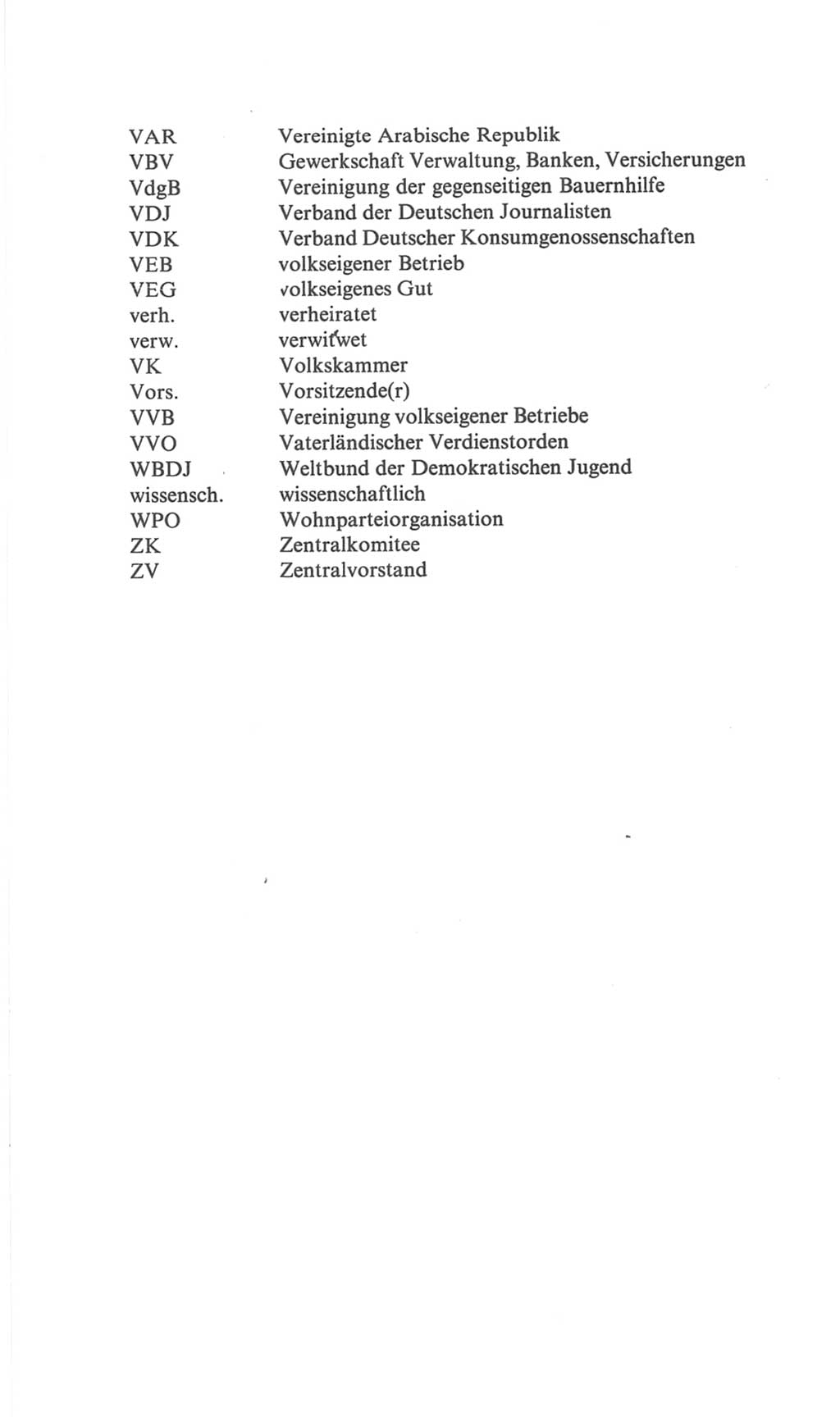 Volkskammer (VK) der Deutschen Demokratischen Republik (DDR), 6. Wahlperiode 1971-1976, Seite 174 (VK. DDR 6. WP. 1971-1976, S. 174)