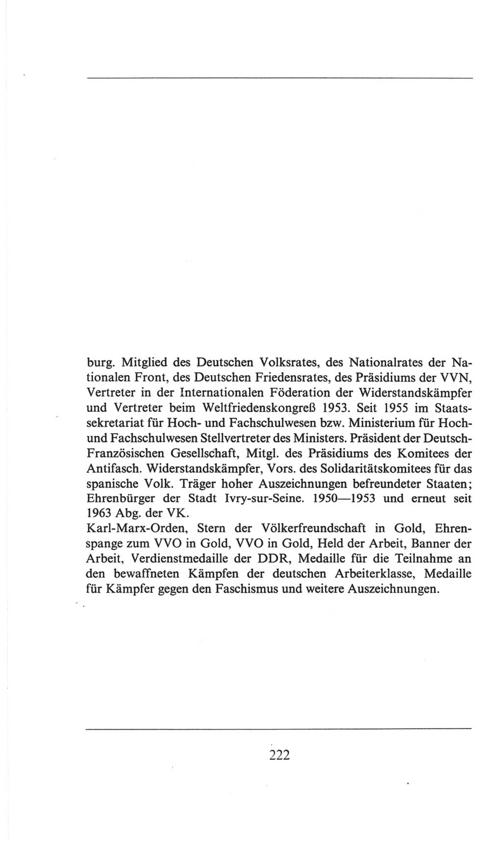 Volkskammer (VK) der Deutschen Demokratischen Republik (DDR), 6. Wahlperiode 1971-1976, Seite 222 (VK. DDR 6. WP. 1971-1976, S. 222)