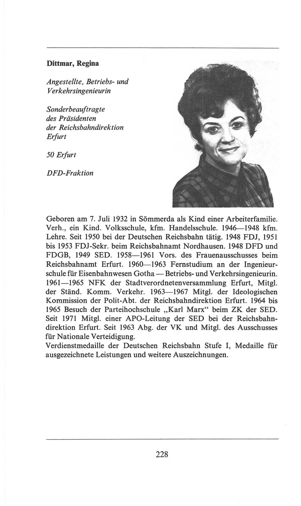 Volkskammer (VK) der Deutschen Demokratischen Republik (DDR), 6. Wahlperiode 1971-1976, Seite 228 (VK. DDR 6. WP. 1971-1976, S. 228)