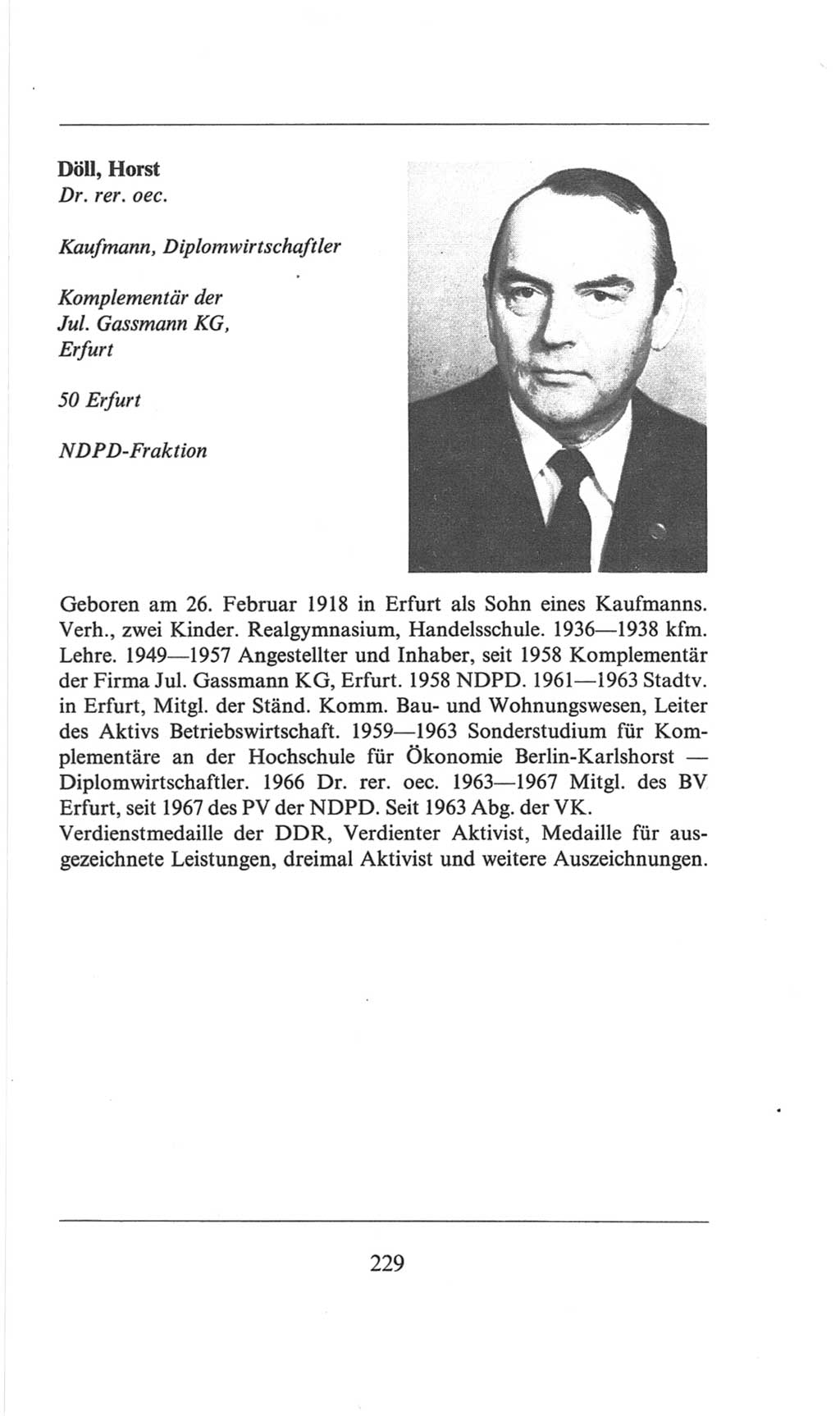 Volkskammer (VK) der Deutschen Demokratischen Republik (DDR), 6. Wahlperiode 1971-1976, Seite 229 (VK. DDR 6. WP. 1971-1976, S. 229)