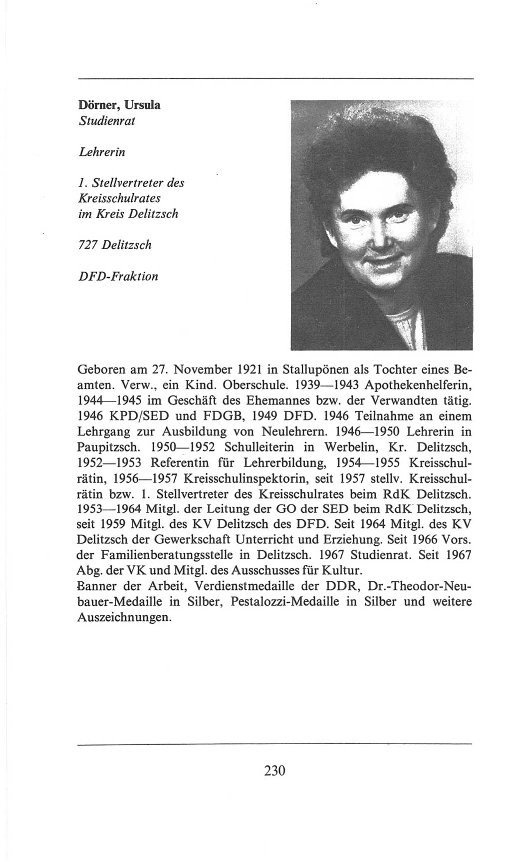 Volkskammer (VK) der Deutschen Demokratischen Republik (DDR), 6. Wahlperiode 1971-1976, Seite 230 (VK. DDR 6. WP. 1971-1976, S. 230)