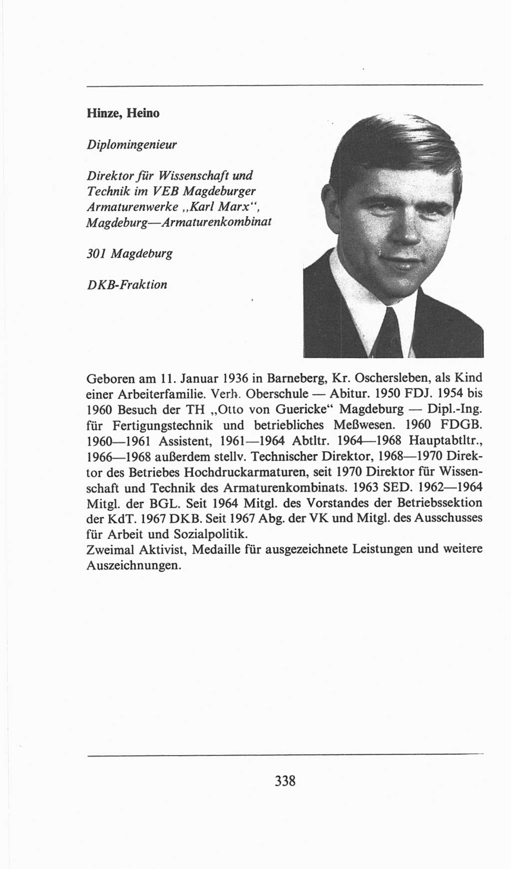 Volkskammer (VK) der Deutschen Demokratischen Republik (DDR), 6. Wahlperiode 1971-1976, Seite 338 (VK. DDR 6. WP. 1971-1976, S. 338)