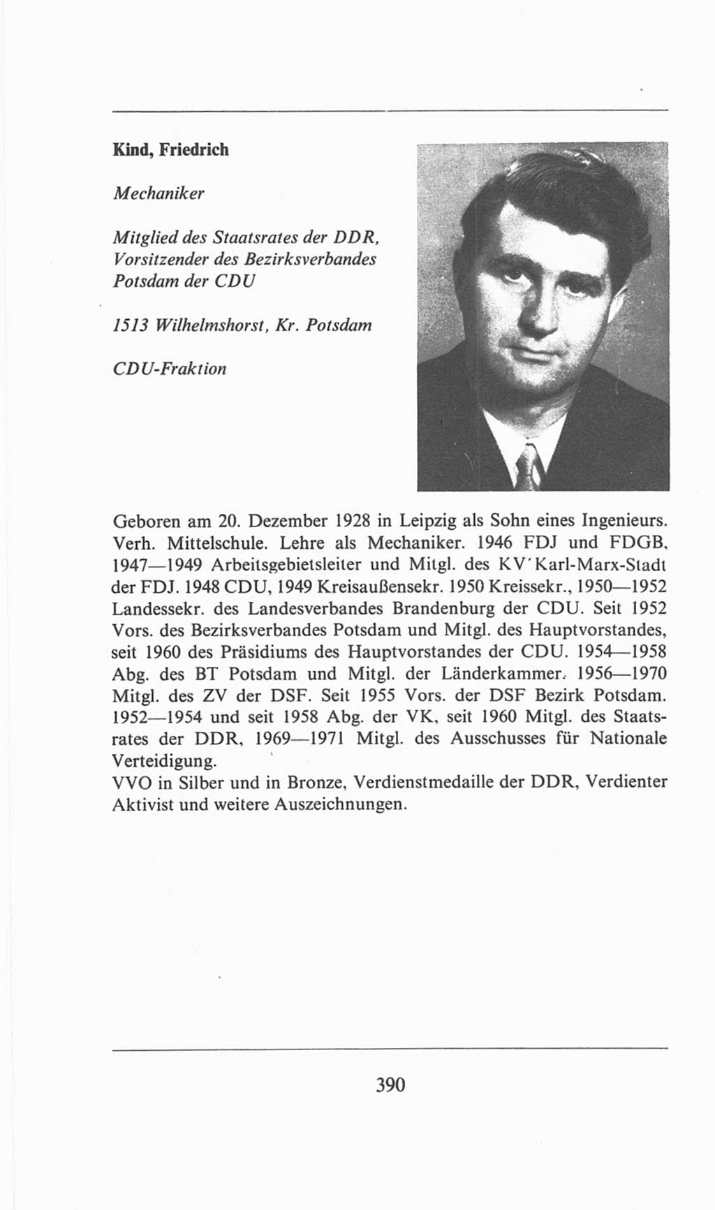 Volkskammer (VK) der Deutschen Demokratischen Republik (DDR), 6. Wahlperiode 1971-1976, Seite 390 (VK. DDR 6. WP. 1971-1976, S. 390)
