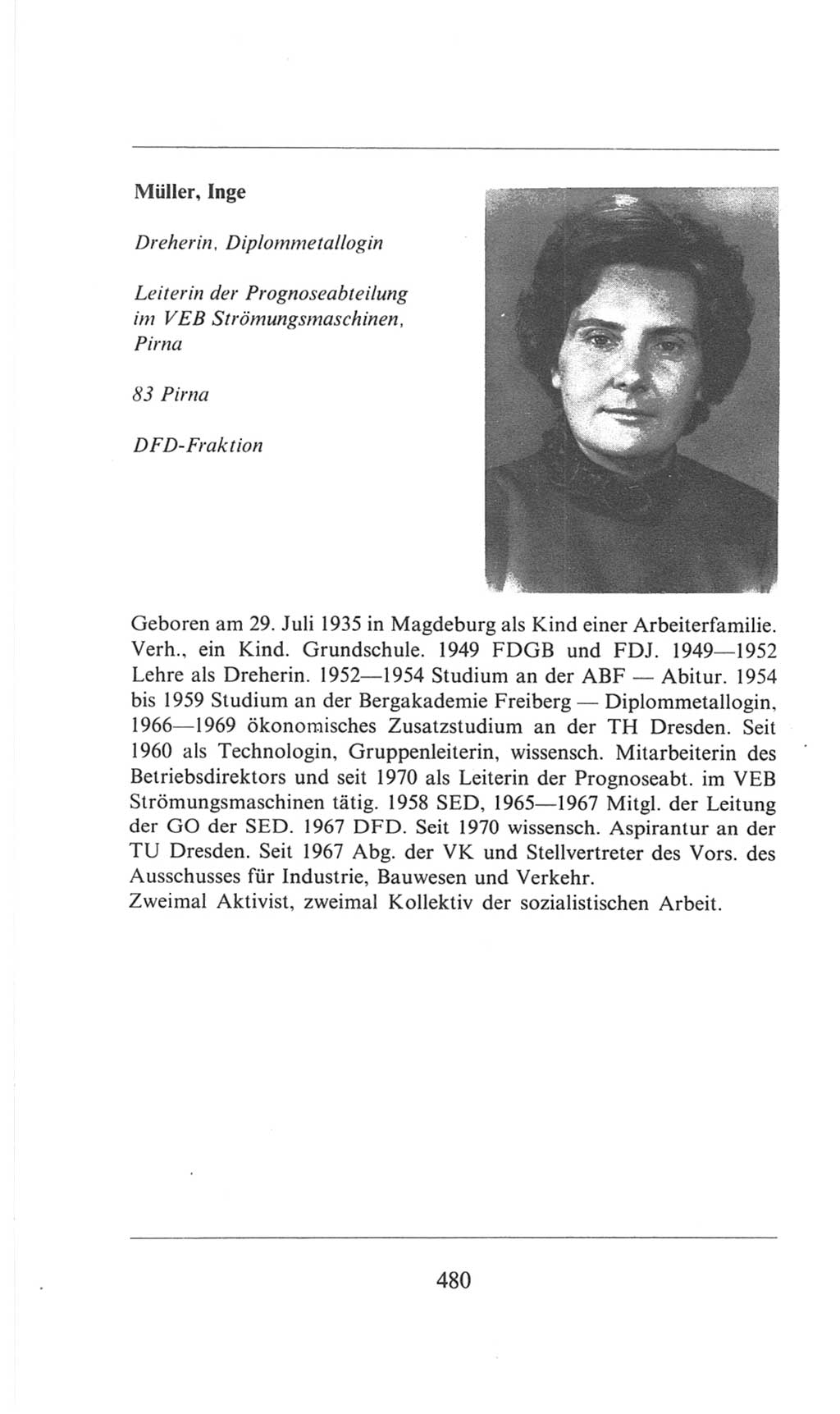 Volkskammer (VK) der Deutschen Demokratischen Republik (DDR), 6. Wahlperiode 1971-1976, Seite 480 (VK. DDR 6. WP. 1971-1976, S. 480)