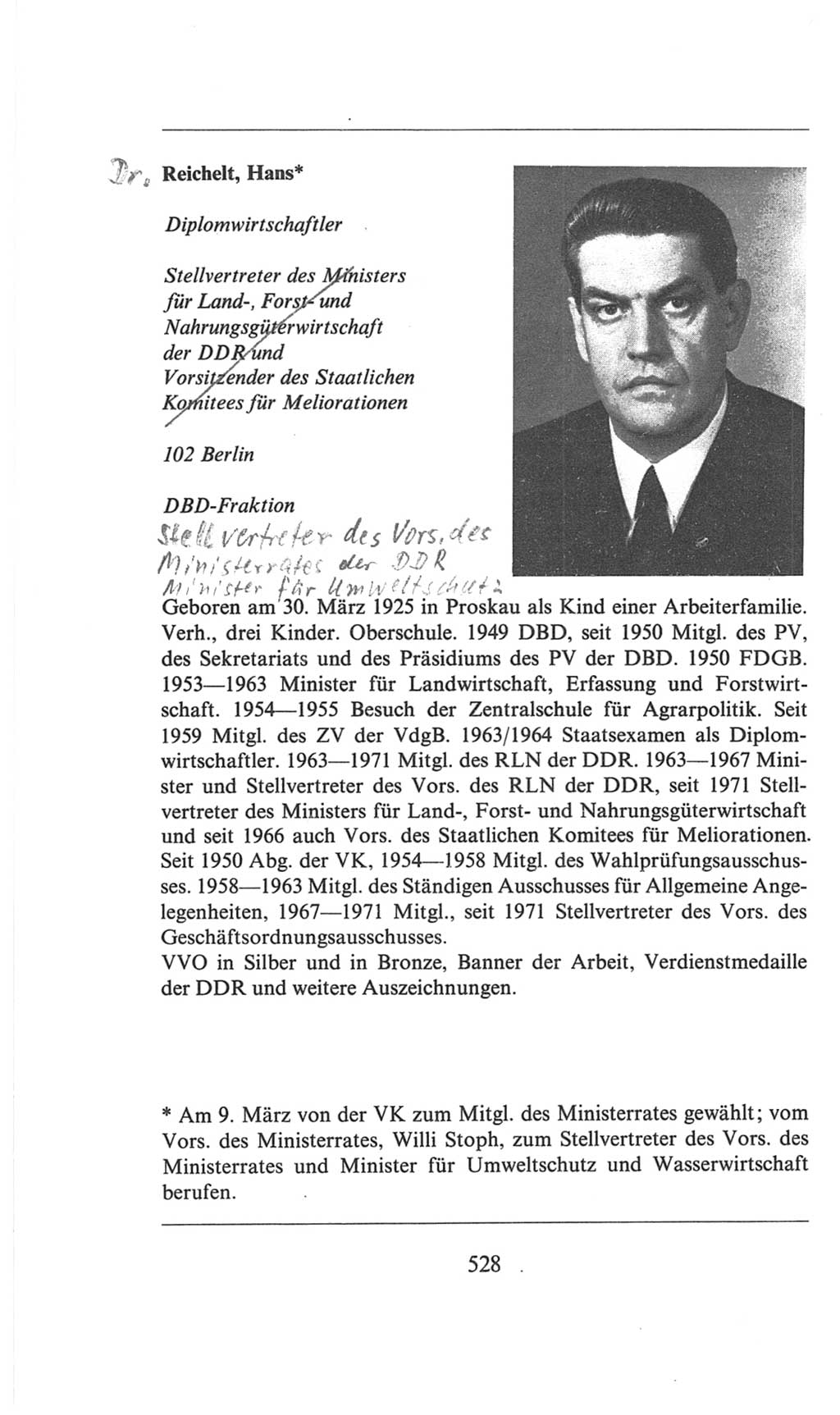 Volkskammer (VK) der Deutschen Demokratischen Republik (DDR), 6. Wahlperiode 1971-1976, Seite 528 (VK. DDR 6. WP. 1971-1976, S. 528)