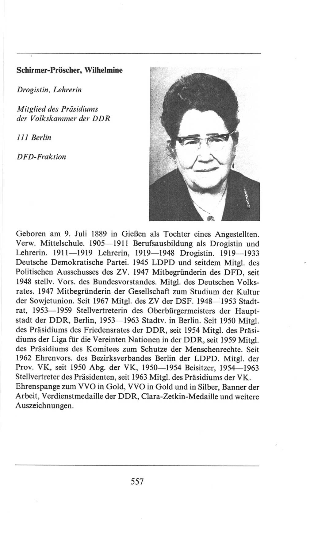 Volkskammer (VK) der Deutschen Demokratischen Republik (DDR), 6. Wahlperiode 1971-1976, Seite 557 (VK. DDR 6. WP. 1971-1976, S. 557)
