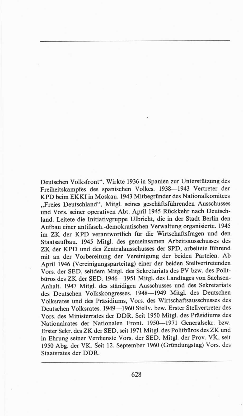 Volkskammer (VK) der Deutschen Demokratischen Republik (DDR), 6. Wahlperiode 1971-1976, Seite 628 (VK. DDR 6. WP. 1971-1976, S. 628)