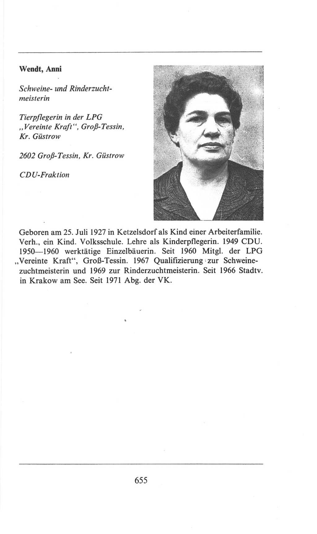 Volkskammer (VK) der Deutschen Demokratischen Republik (DDR), 6. Wahlperiode 1971-1976, Seite 655 (VK. DDR 6. WP. 1971-1976, S. 655)