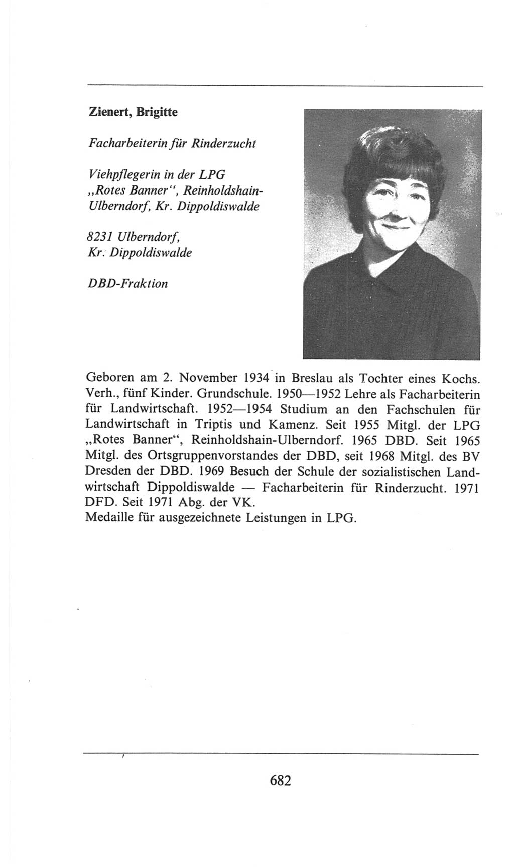 Volkskammer (VK) der Deutschen Demokratischen Republik (DDR), 6. Wahlperiode 1971-1976, Seite 682 (VK. DDR 6. WP. 1971-1976, S. 682)