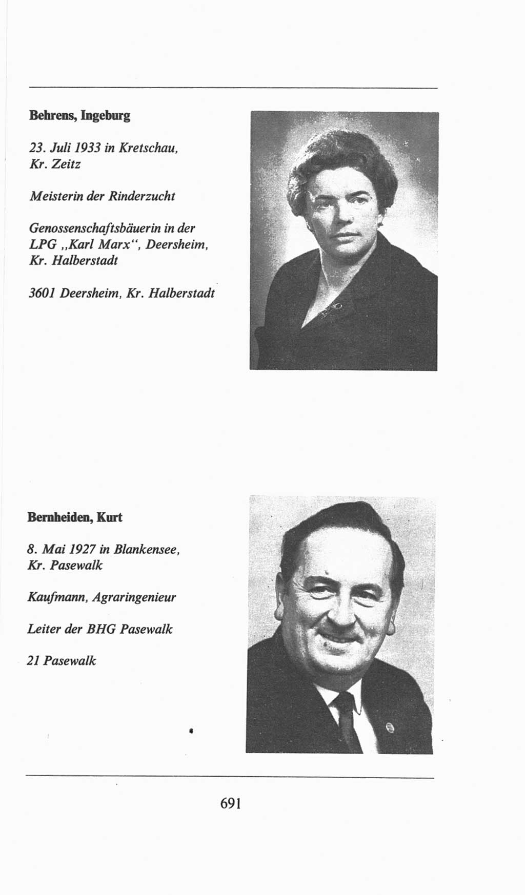 Volkskammer (VK) der Deutschen Demokratischen Republik (DDR), 6. Wahlperiode 1971-1976, Seite 691 (VK. DDR 6. WP. 1971-1976, S. 691)