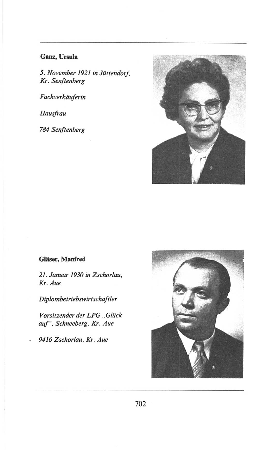 Volkskammer (VK) der Deutschen Demokratischen Republik (DDR), 6. Wahlperiode 1971-1976, Seite 702 (VK. DDR 6. WP. 1971-1976, S. 702)