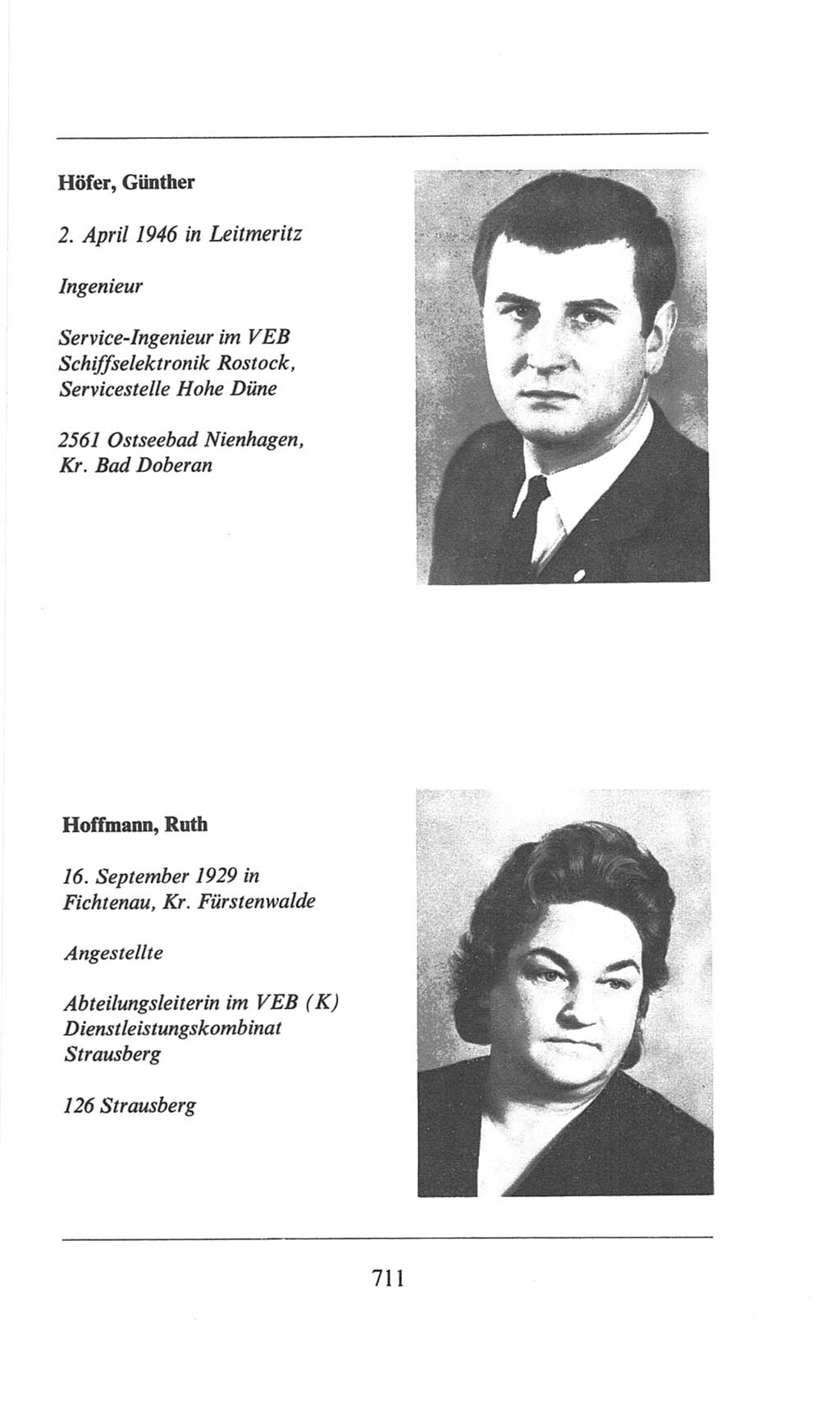 Volkskammer (VK) der Deutschen Demokratischen Republik (DDR), 6. Wahlperiode 1971-1976, Seite 711 (VK. DDR 6. WP. 1971-1976, S. 711)