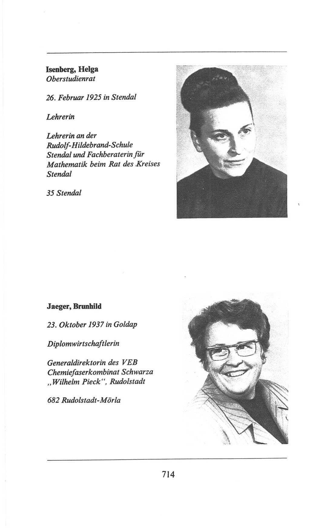 Volkskammer (VK) der Deutschen Demokratischen Republik (DDR), 6. Wahlperiode 1971-1976, Seite 714 (VK. DDR 6. WP. 1971-1976, S. 714)