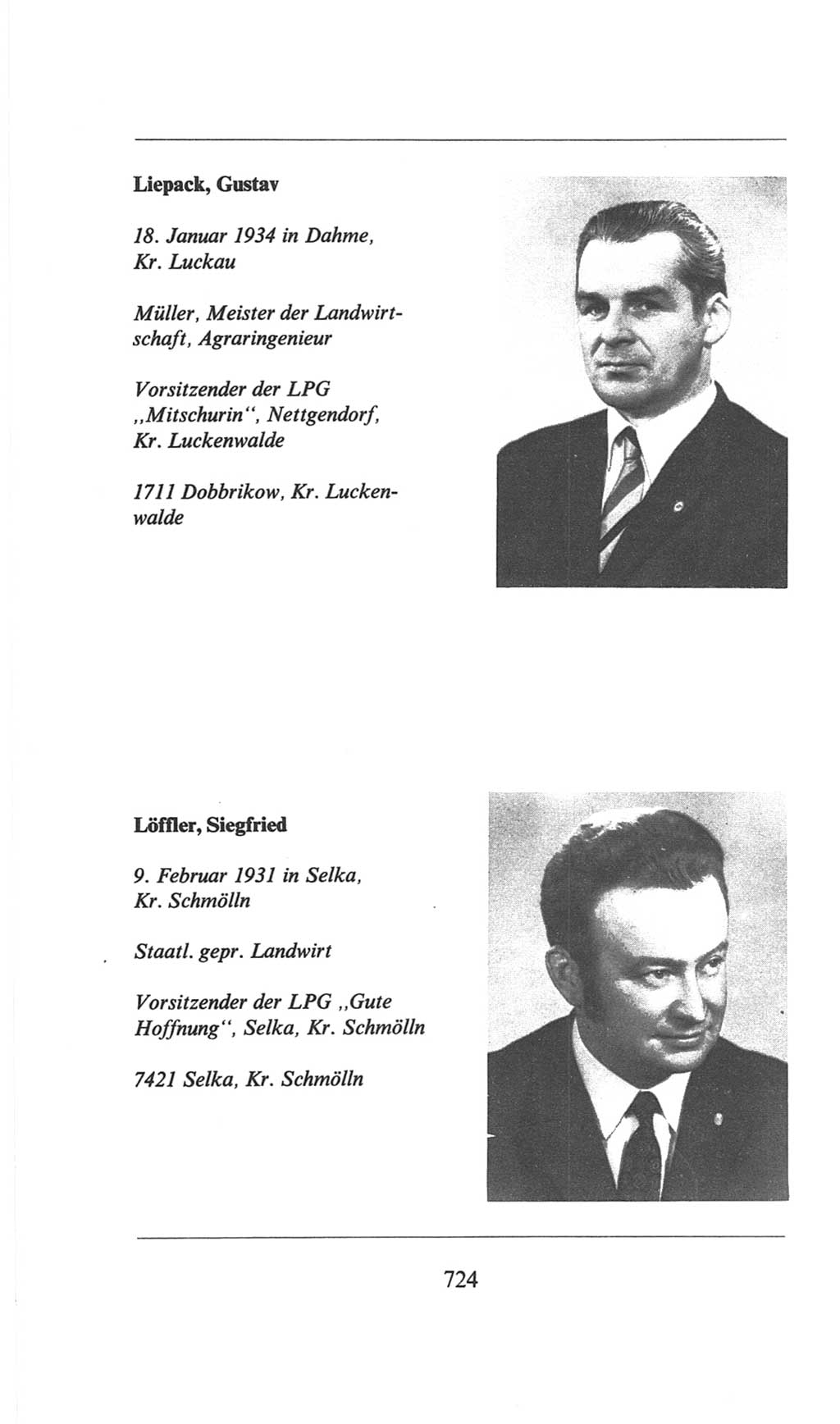 Volkskammer (VK) der Deutschen Demokratischen Republik (DDR), 6. Wahlperiode 1971-1976, Seite 724 (VK. DDR 6. WP. 1971-1976, S. 724)