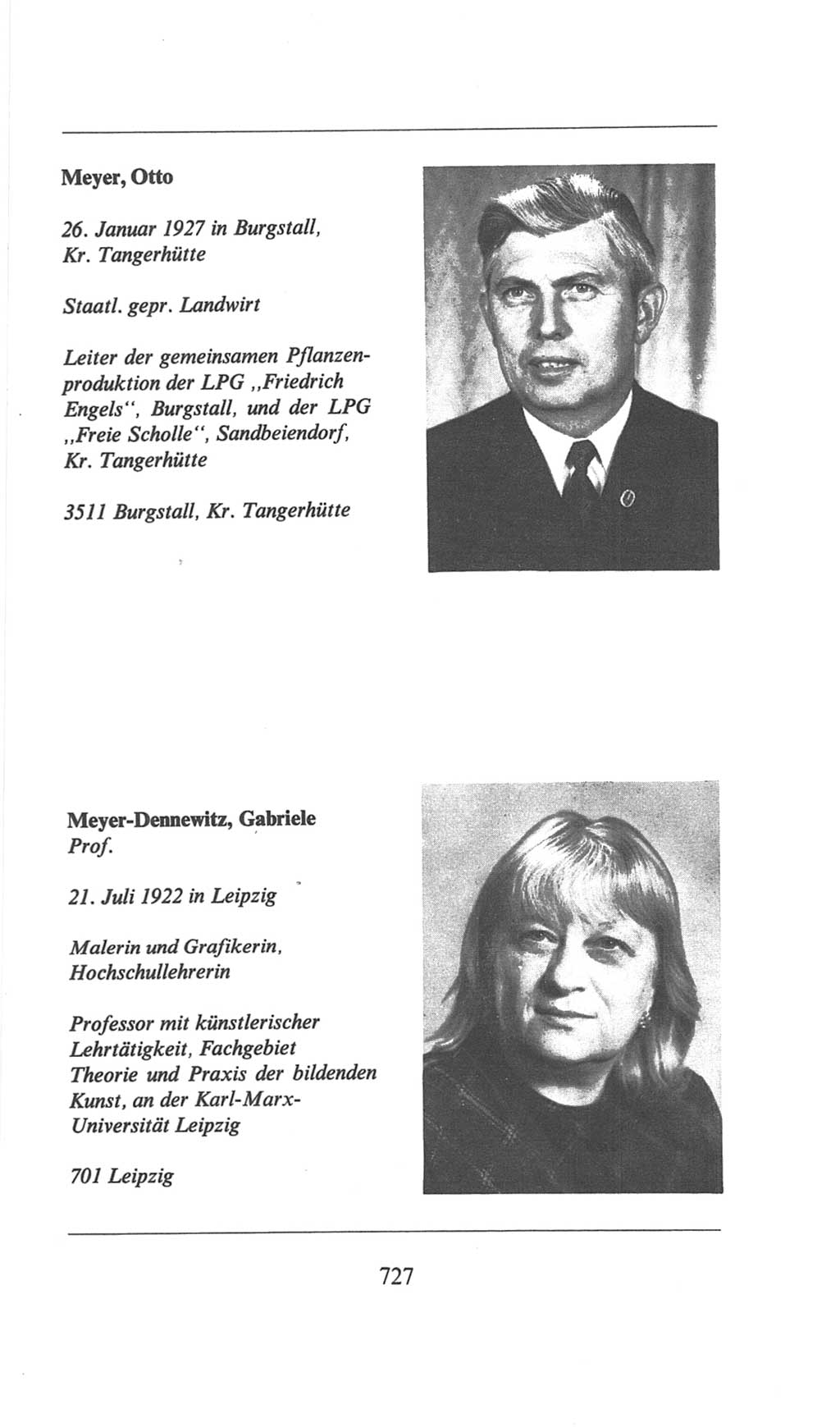 Volkskammer (VK) der Deutschen Demokratischen Republik (DDR), 6. Wahlperiode 1971-1976, Seite 727 (VK. DDR 6. WP. 1971-1976, S. 727)