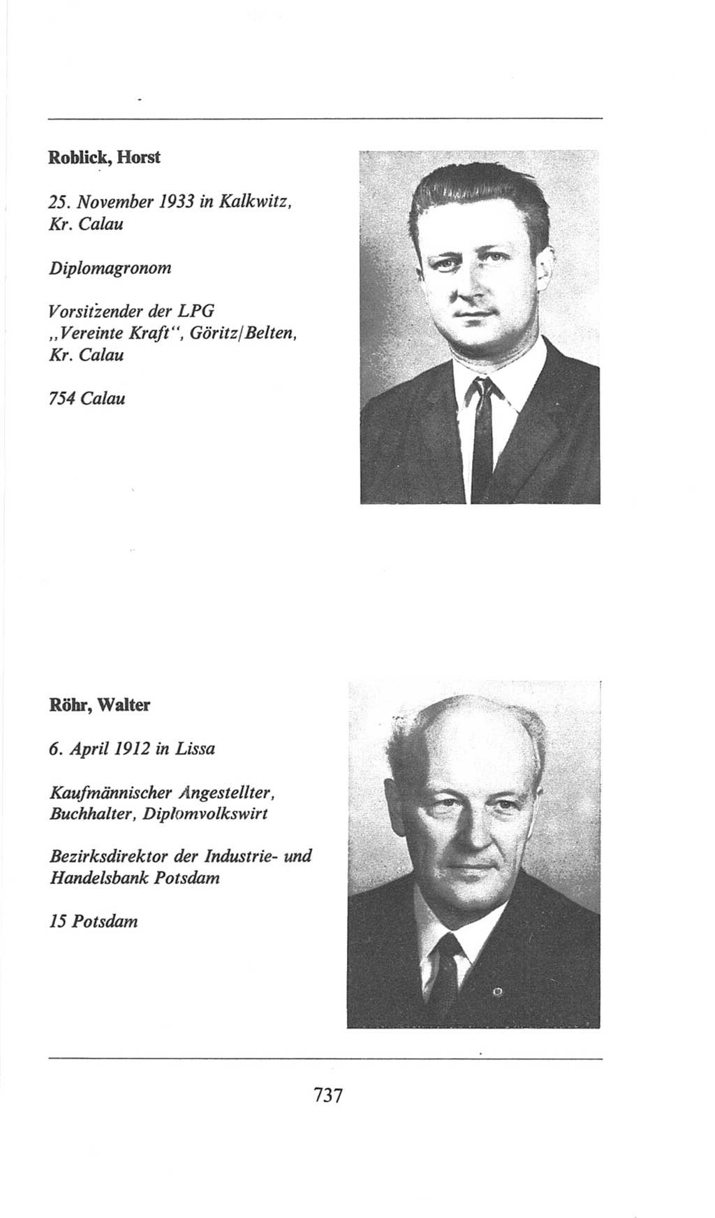 Volkskammer (VK) der Deutschen Demokratischen Republik (DDR), 6. Wahlperiode 1971-1976, Seite 737 (VK. DDR 6. WP. 1971-1976, S. 737)