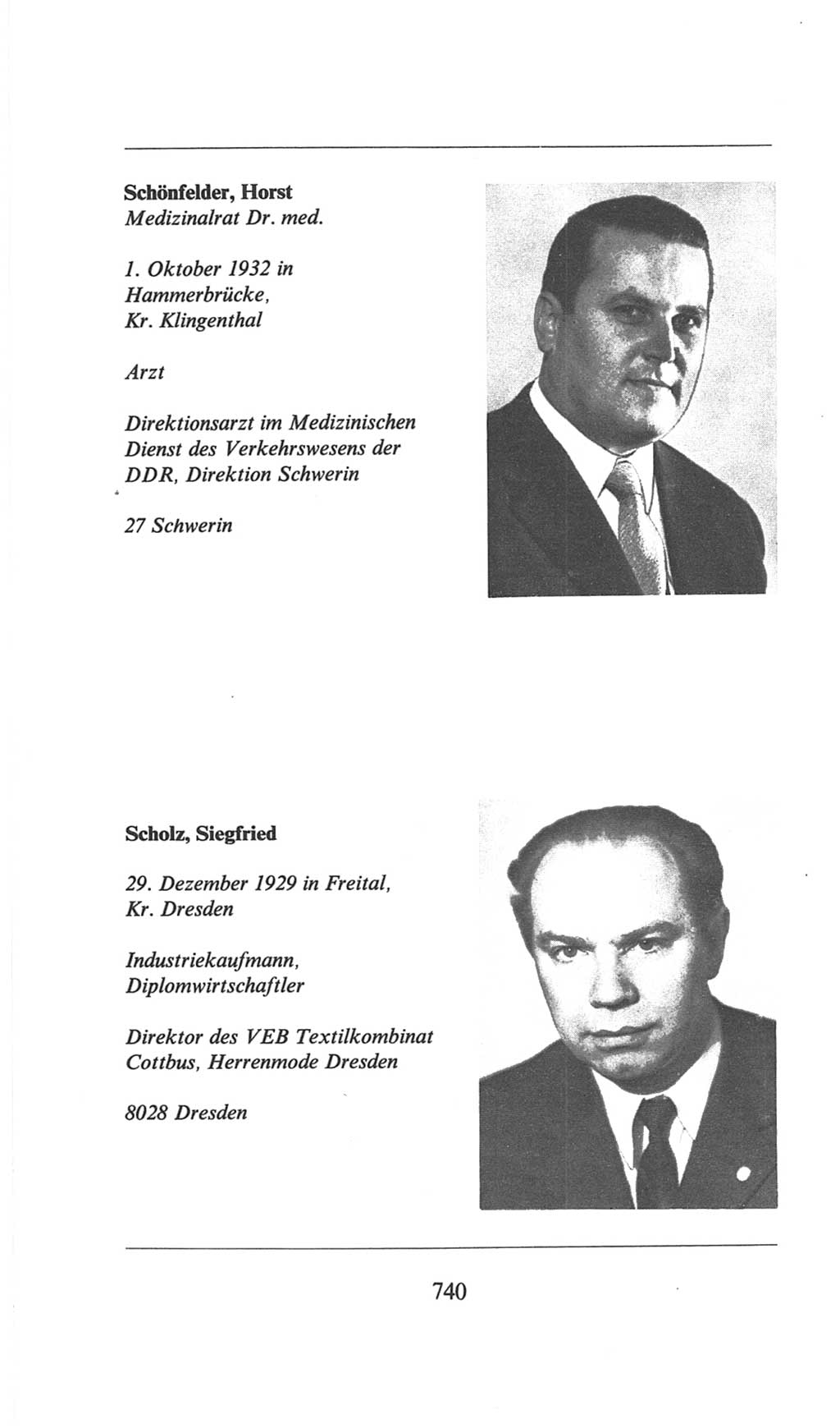 Volkskammer (VK) der Deutschen Demokratischen Republik (DDR), 6. Wahlperiode 1971-1976, Seite 740 (VK. DDR 6. WP. 1971-1976, S. 740)