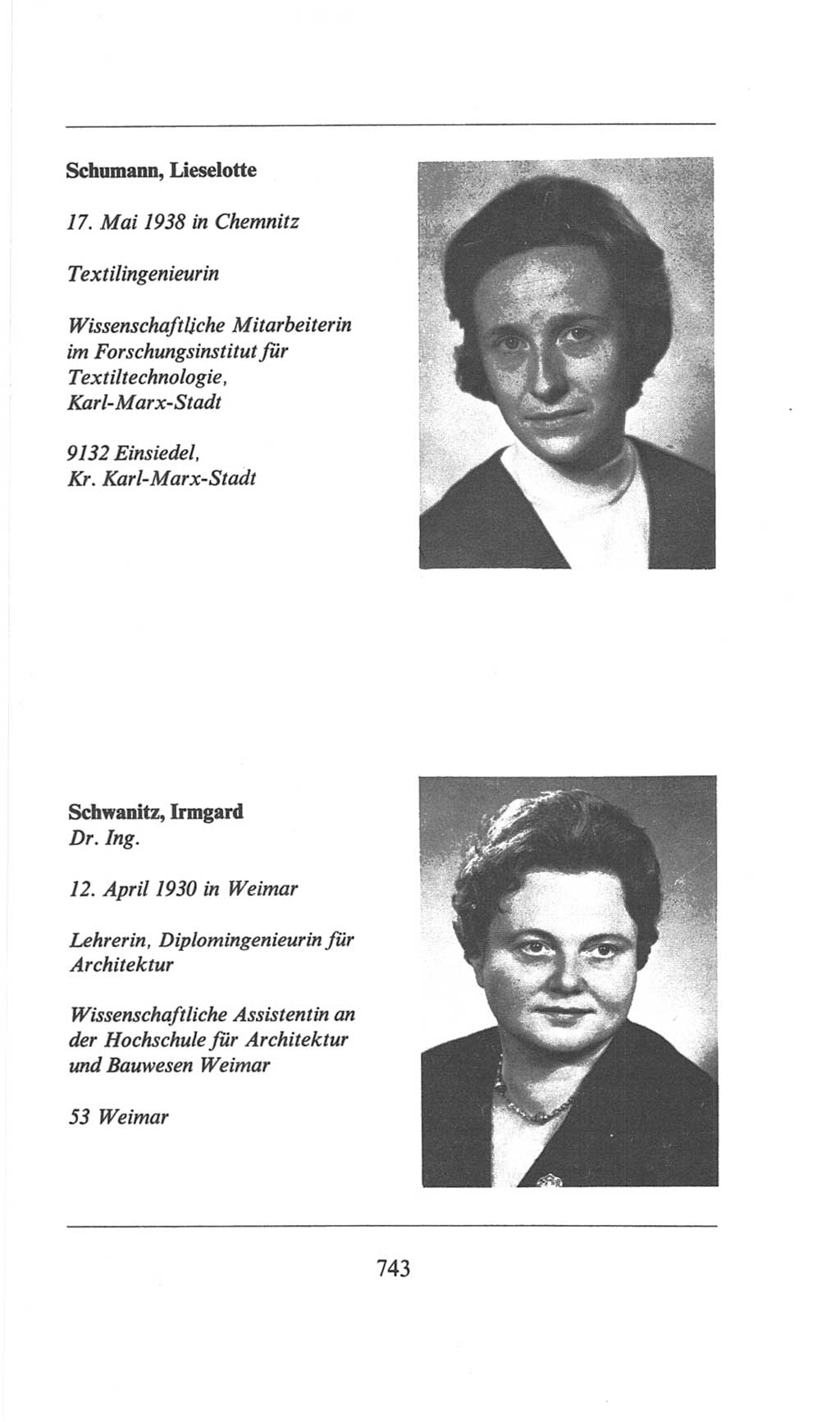 Volkskammer (VK) der Deutschen Demokratischen Republik (DDR), 6. Wahlperiode 1971-1976, Seite 743 (VK. DDR 6. WP. 1971-1976, S. 743)