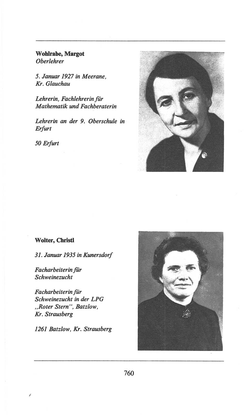 Volkskammer (VK) der Deutschen Demokratischen Republik (DDR), 6. Wahlperiode 1971-1976, Seite 760 (VK. DDR 6. WP. 1971-1976, S. 760)