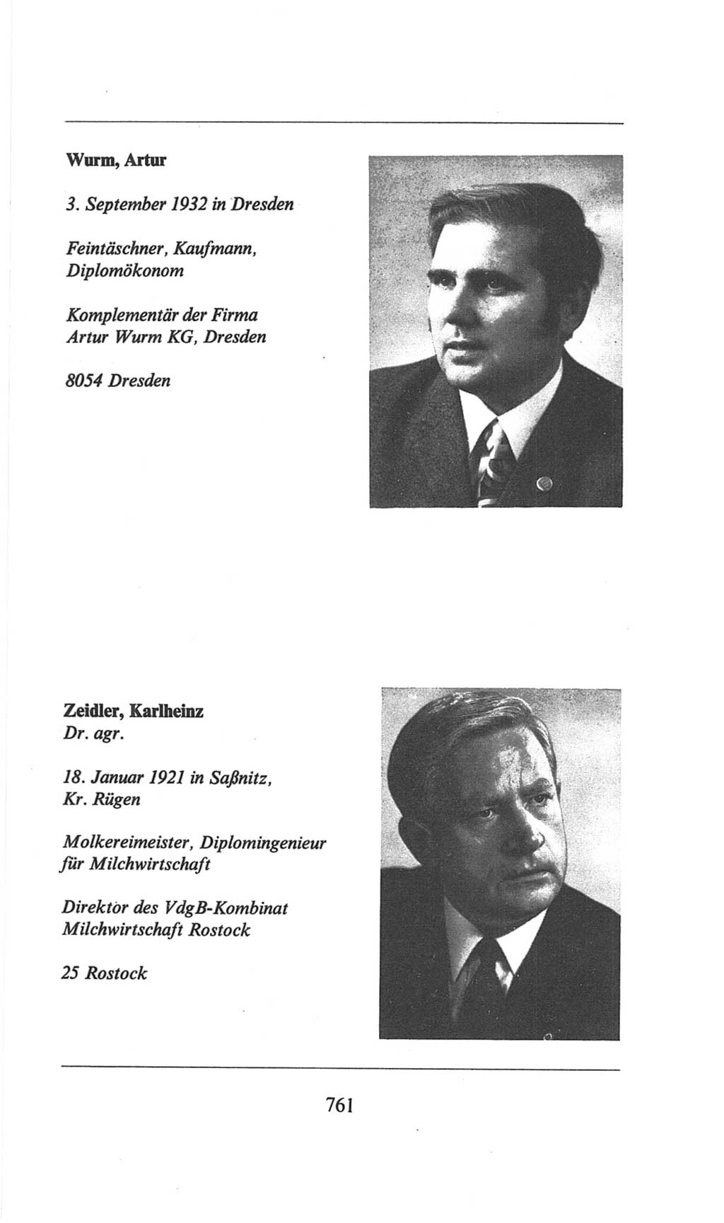 Volkskammer (VK) der Deutschen Demokratischen Republik (DDR), 6. Wahlperiode 1971-1976, Seite 761 (VK. DDR 6. WP. 1971-1976, S. 761)