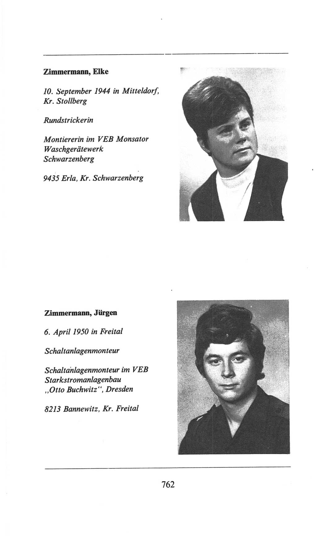 Volkskammer (VK) der Deutschen Demokratischen Republik (DDR), 6. Wahlperiode 1971-1976, Seite 762 (VK. DDR 6. WP. 1971-1976, S. 762)