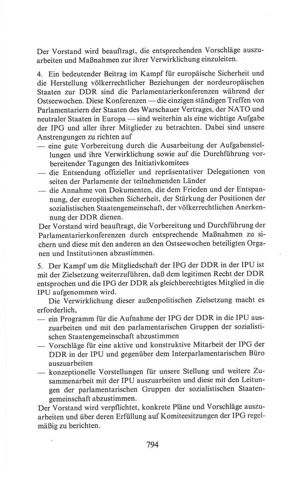 Volkskammer (VK) der Deutschen Demokratischen Republik (DDR), 6. Wahlperiode 1971-1976, Seite 794 (VK. DDR 6. WP. 1971-1976, S. 794)