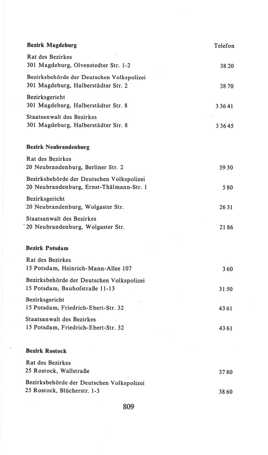 Volkskammer (VK) der Deutschen Demokratischen Republik (DDR), 6. Wahlperiode 1971-1976, Seite 809 (VK. DDR 6. WP. 1971-1976, S. 809)