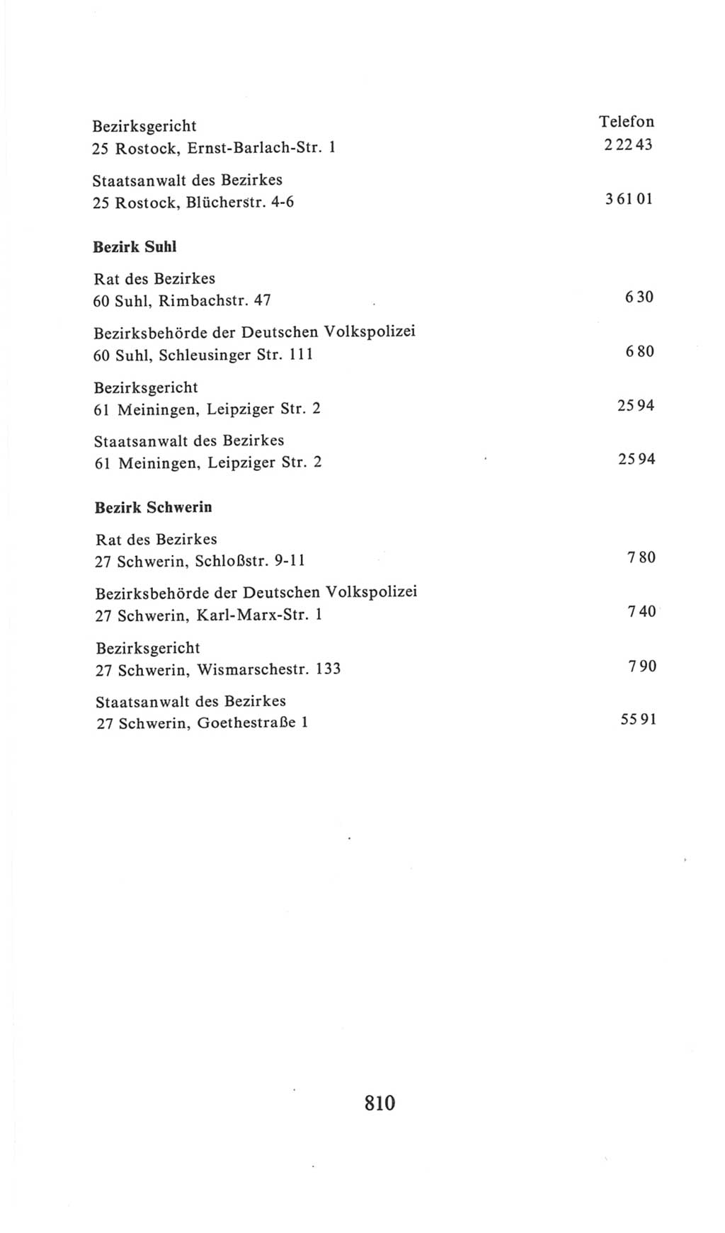 Volkskammer (VK) der Deutschen Demokratischen Republik (DDR), 6. Wahlperiode 1971-1976, Seite 810 (VK. DDR 6. WP. 1971-1976, S. 810)