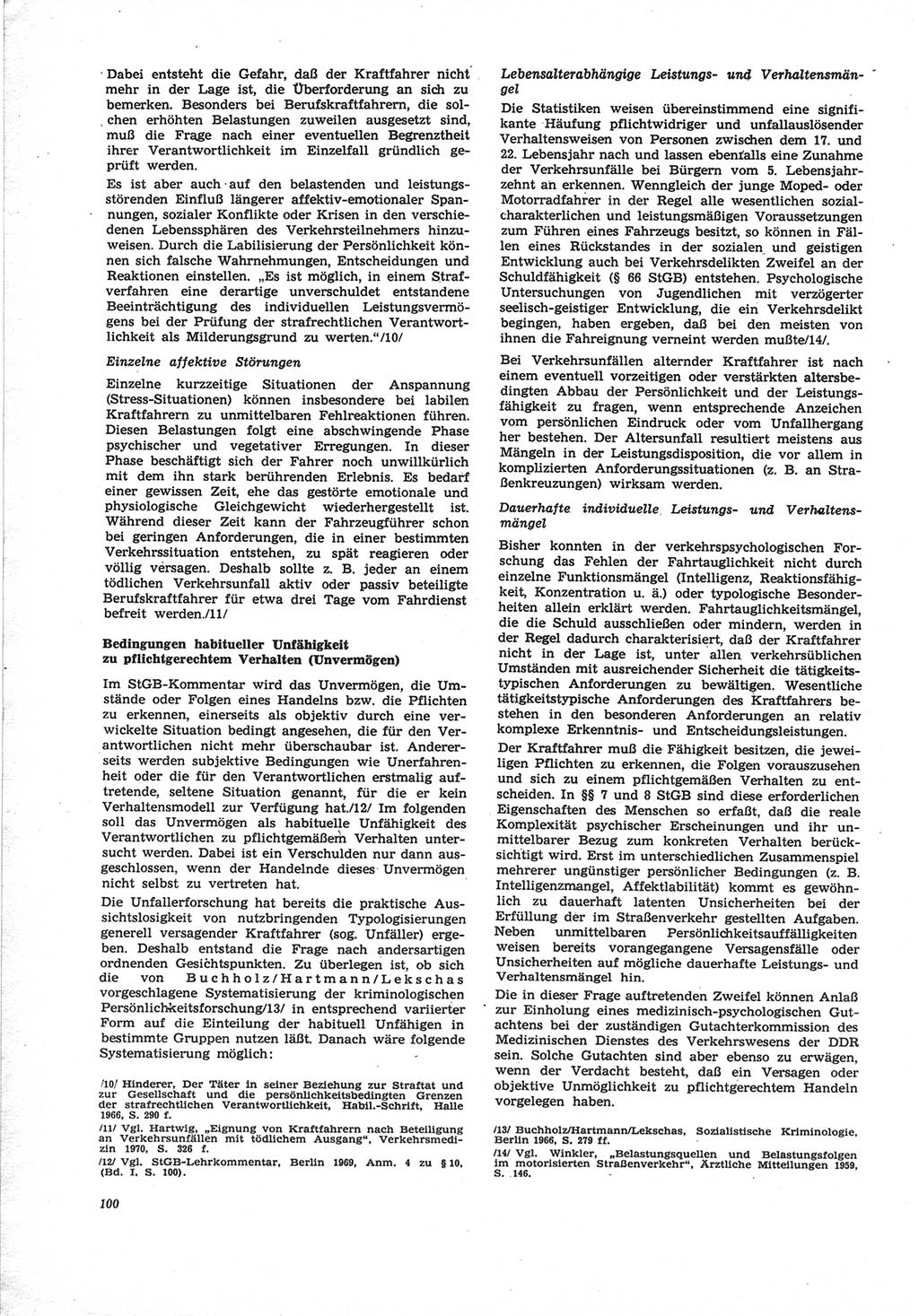 Neue Justiz (NJ), Zeitschrift für Recht und Rechtswissenschaft [Deutsche Demokratische Republik (DDR)], 25. Jahrgang 1971, Seite 100 (NJ DDR 1971, S. 100)