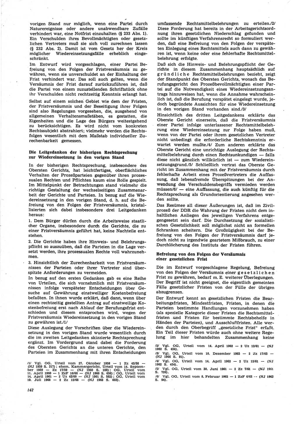 Neue Justiz (NJ), Zeitschrift für Recht und Rechtswissenschaft [Deutsche Demokratische Republik (DDR)], 25. Jahrgang 1971, Seite 142 (NJ DDR 1971, S. 142)